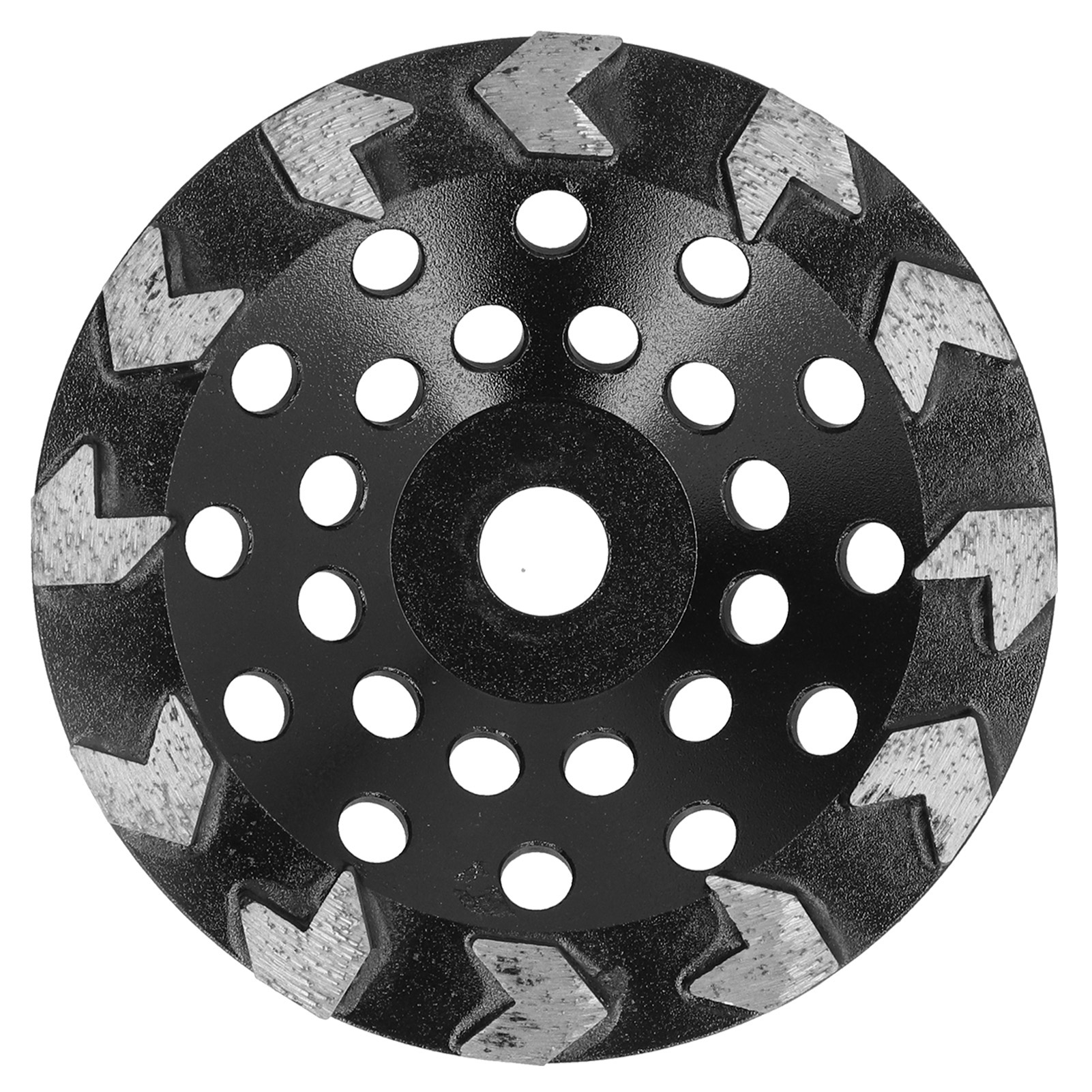 Diamantschleifscheibe Mit 10 Zähnen, Schwarz, 180 Mm, Zum Schleifen Von Beton, Stein Und Zement