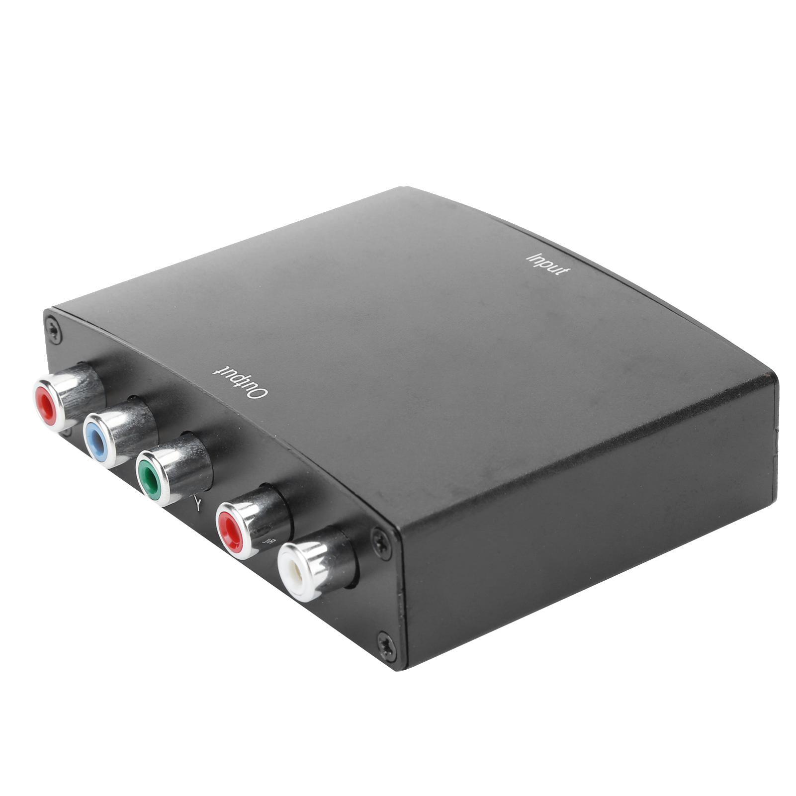 Hdmi-zu-5-rca-hd-videokonverter, Rgb-komponentenschnittstelle Mit Farbdifferenzmessung, Ypbpr-audioadapter (links/rechts), 100–240-v-eu-stecker