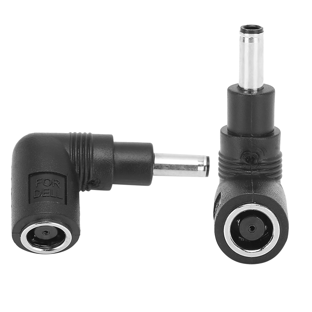 Dc-winkeladapter, 0,29 X 0,2 Zoll Rundstecker Auf 0,18 X 0,12 Zoll Winkelstecker Für Dell/hp