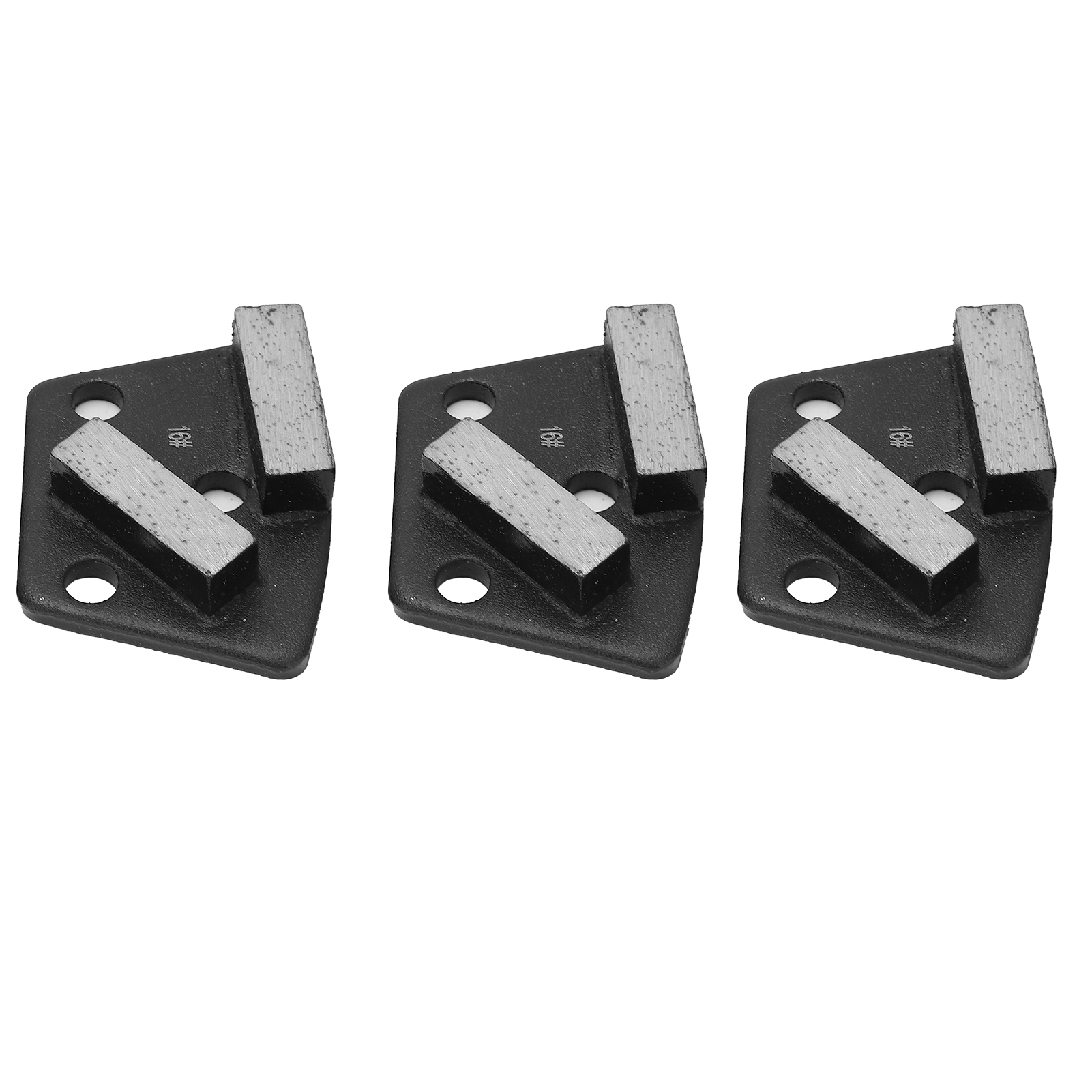 Set Aus 3 Diamantschleifblöcken, Zahnpoliersteine Für Zement Und Beton.