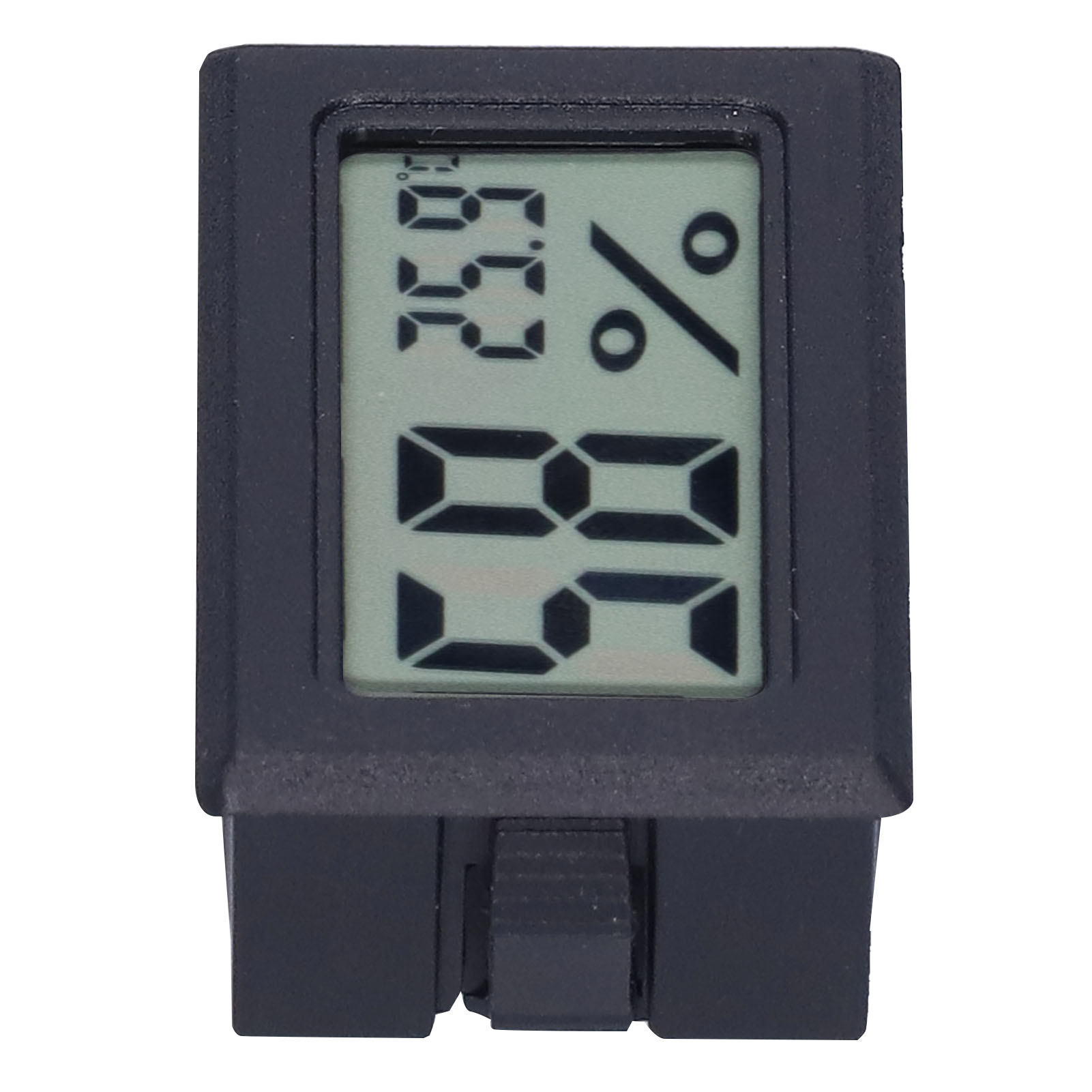 Digitales Thermometer Mit Abs-display Für Den Innenbereich, Ideal Für Das Smart Home, Fy11001 Schwarz