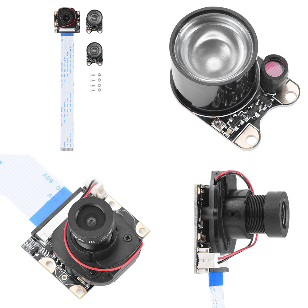 5mp Manuelles Ir-nachtsichtkameramodul Mit 2 Zusatzleuchten Für Raspberry Pi 2/b+