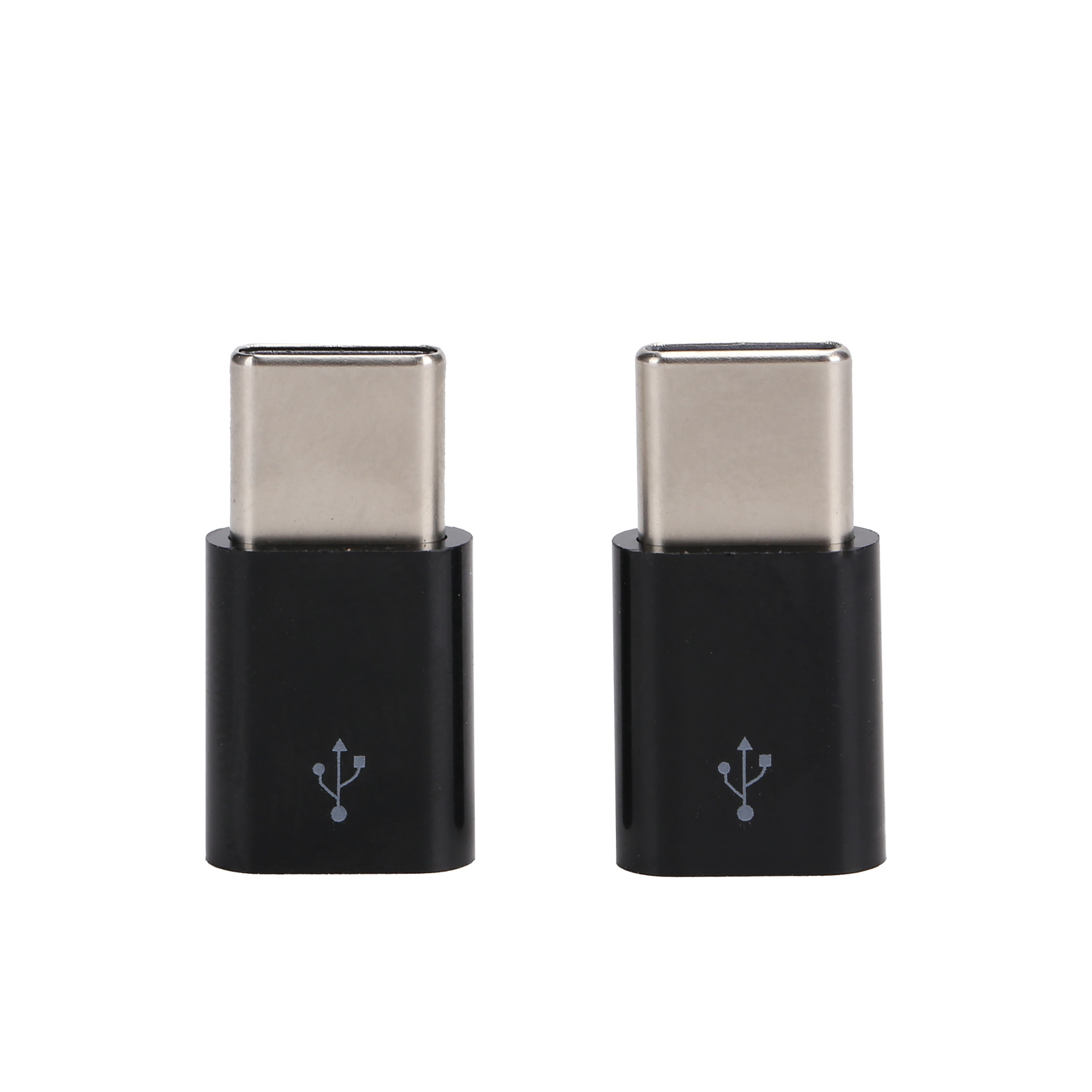 2 Micro-usb-auf-usb-typ-c-otg-adapter Zum Synchronisieren, Datentransfer Und Laden