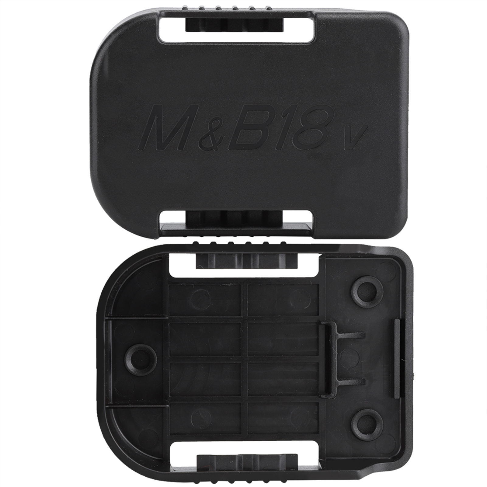 Set Mit 5 Robusten, Schwarzen Batteriehaltern Für Makita/bosch 18v-werkzeuge