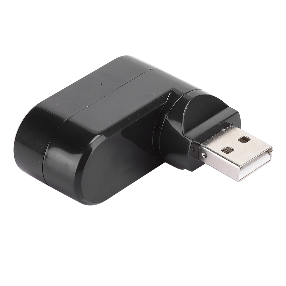 3-port-dockingstation, Usb 2.0-hub, Splitter, Computerzubehör, Drehbar, Schlank Und Leicht, Schwarz