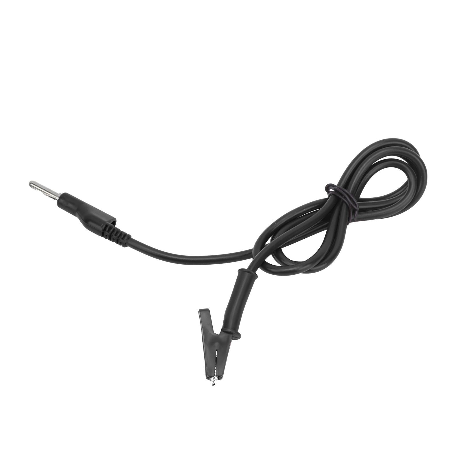 Messleitung Mit Krokodilklemme, Silikon-bananenstecker, 4 Mm, Für 10-a-multimeter, Schwarz