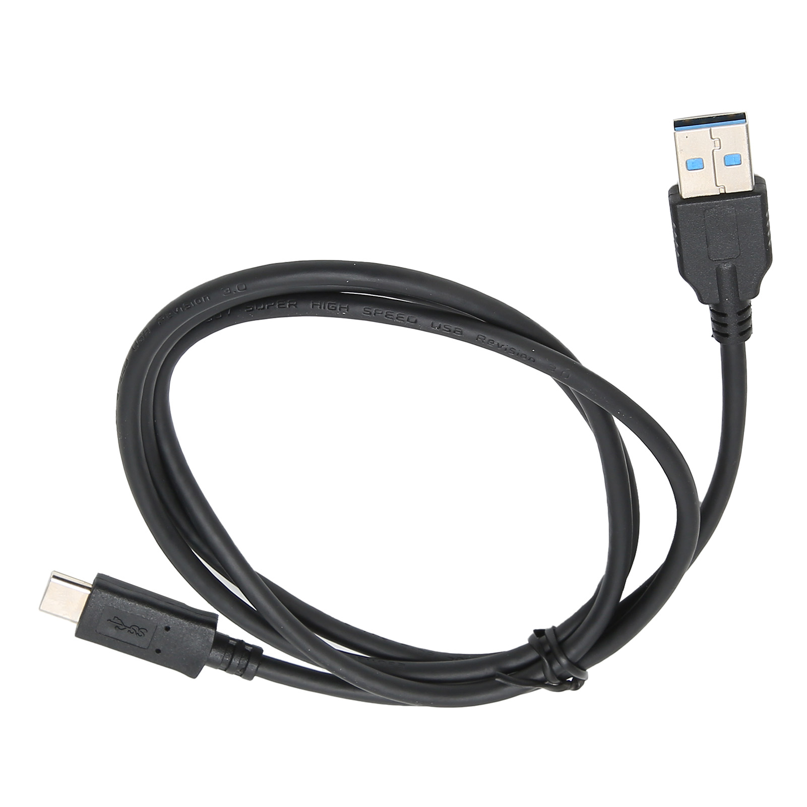 1 Meter Langes Schwarzes Pvc-ladekabel, Usb 3.1 Auf Usb 3.0 Typ-c Schnellladegerät