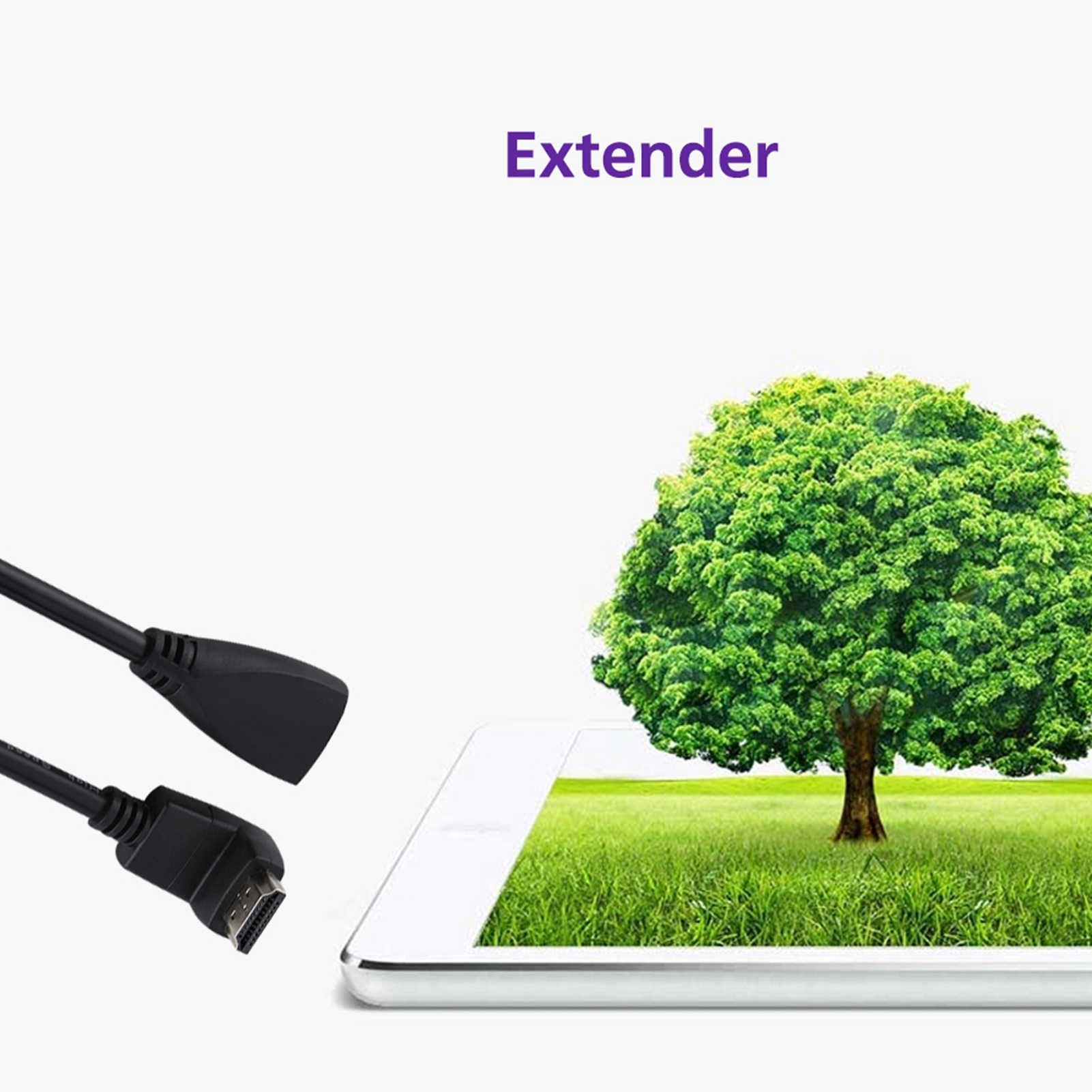 Hochwertiges Full Hd 1080p Hdmi-kabel, Hdmi-stecker Auf Hdmi-buchse (90°-winkel)