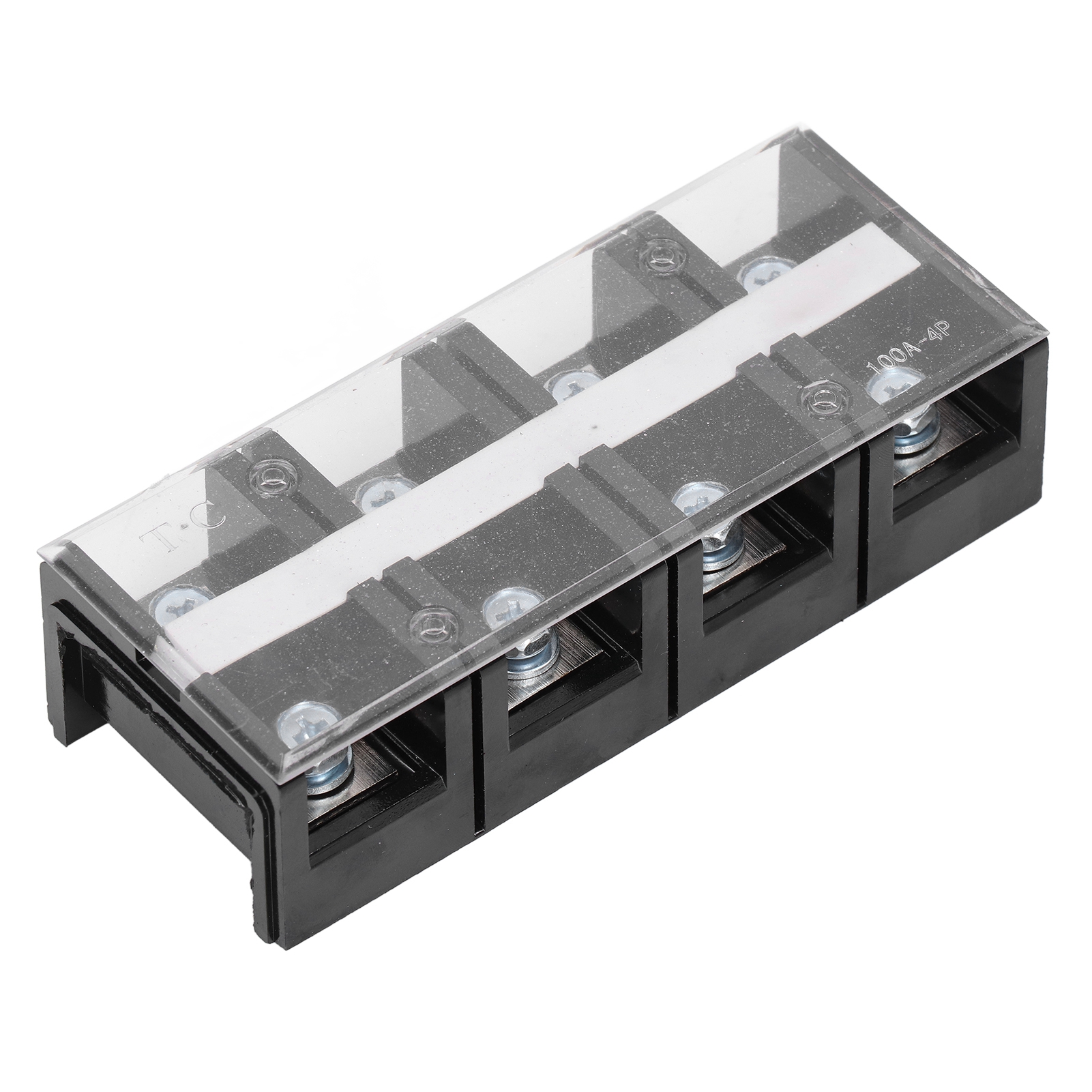 2-reihiger Schraubklemmenblock Für Netzteil Mit Abdeckung Ac600v 100atc-1004 (8 Kontaktpunkte)