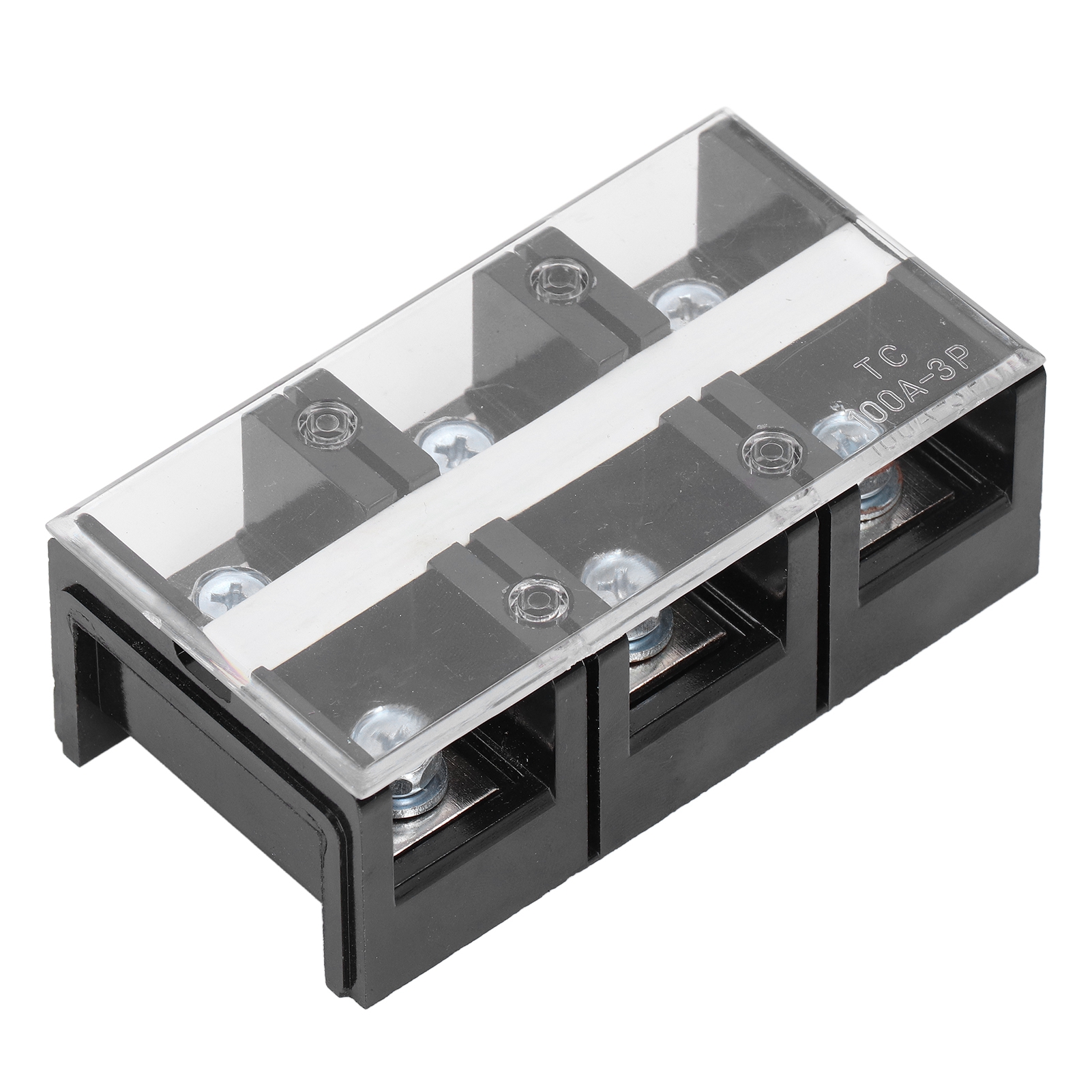 2-reihige Schraubklemmenleiste Für Netzteil Mit Abdeckung Ac600v 100atc-1003 (6 Kontaktpunkte)