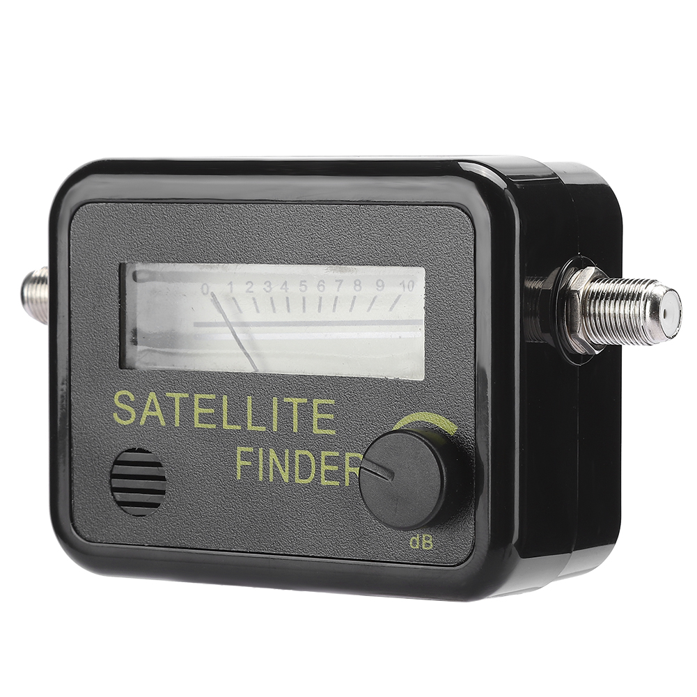 Satellitensignalstärkeanzeige 9501, Schwarz, Mit Digitalanzeige