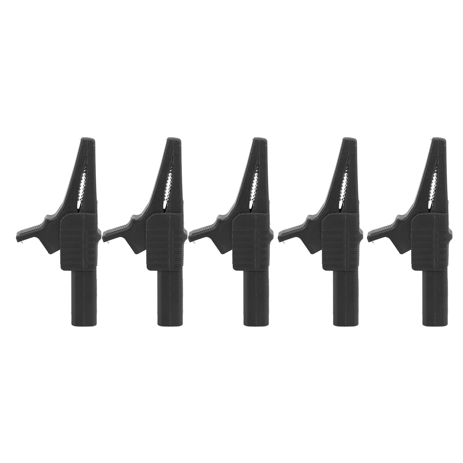 Satz Mit 5 J.60039 Multifunktions-sicherheitsprüfklemmen Mit 4-mm-buchse Für Elektronische Messgeräte (schwarz)