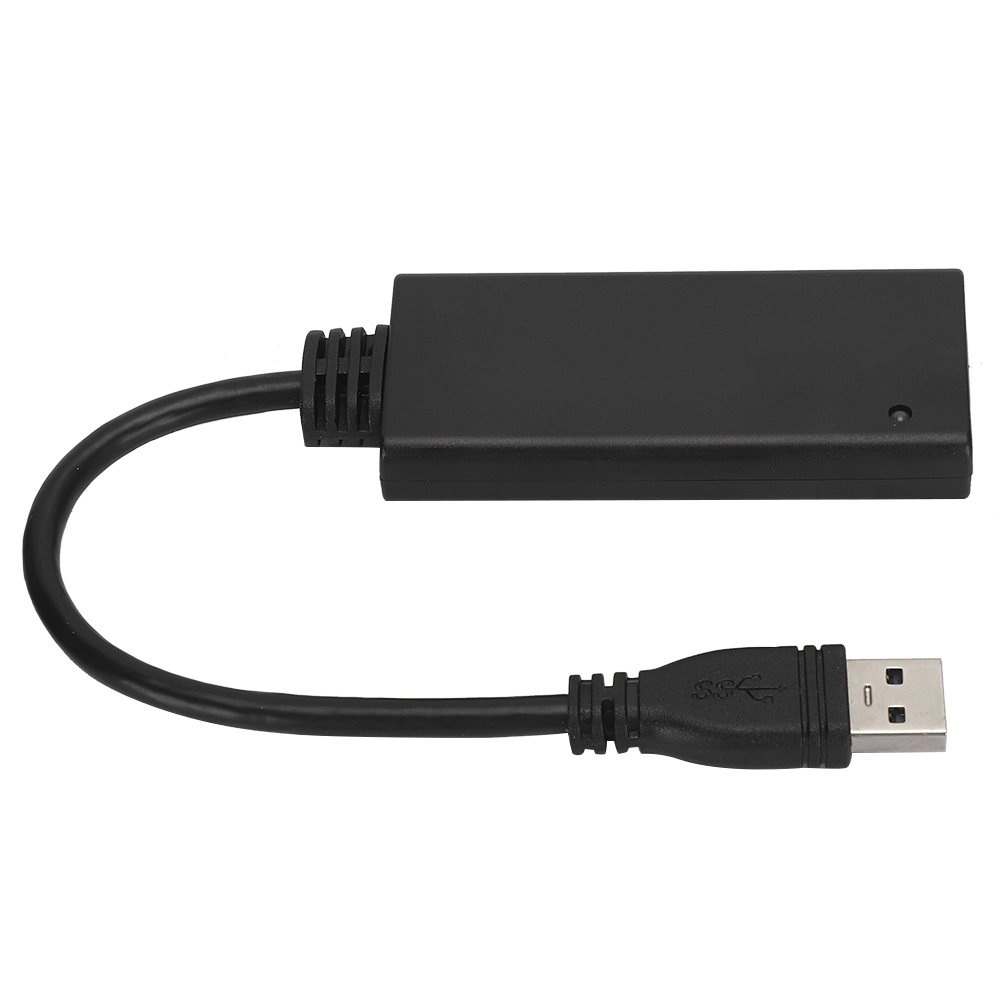 1080p Hd Usb 3.0 Zu Hdmi Audio- Und Video-konverter-adapter Für Windows 7/8/10/mac Os – Schwarz (usb 3.0)