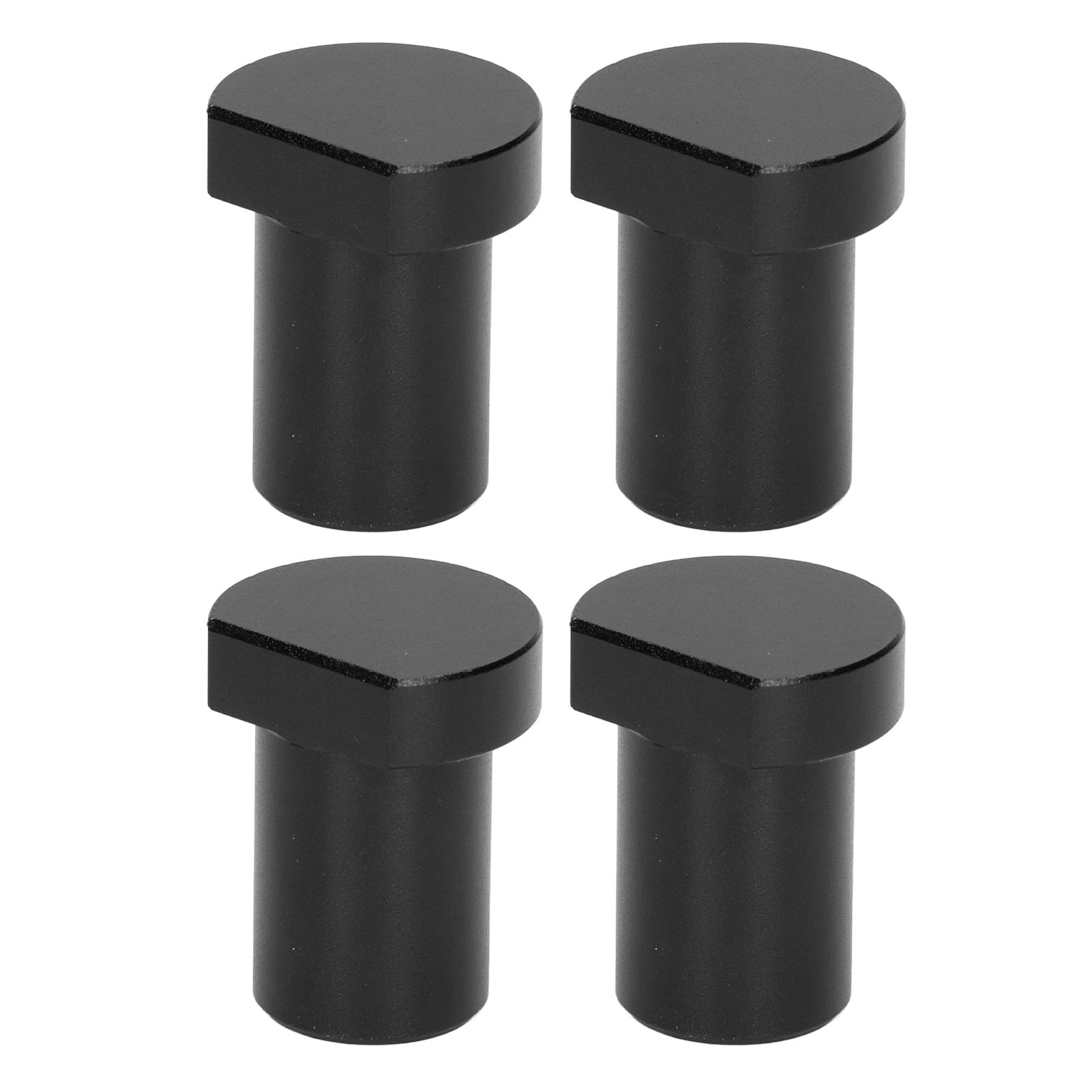 Set Mit 4 Multifunktionalen Werkbank-endanschlägen, 20 Mm Durchmesser, Schwarz.