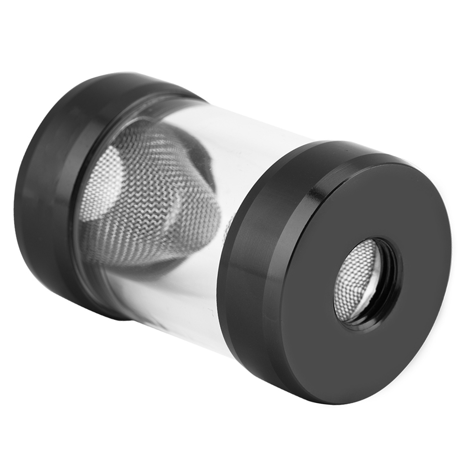 G1/4 Innengewinde-wasserfilter, Feinmaschiger, Trichterförmiger Filter Für Computer (schwarz)