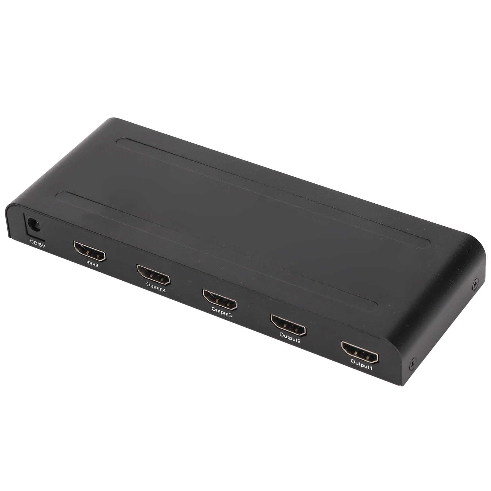 1x4 4k 60hz Hd Multimedia Interface Splitter, 4-port Hd Multimedia Interface Verteilerverstärker, 100-240v Veu-stecker