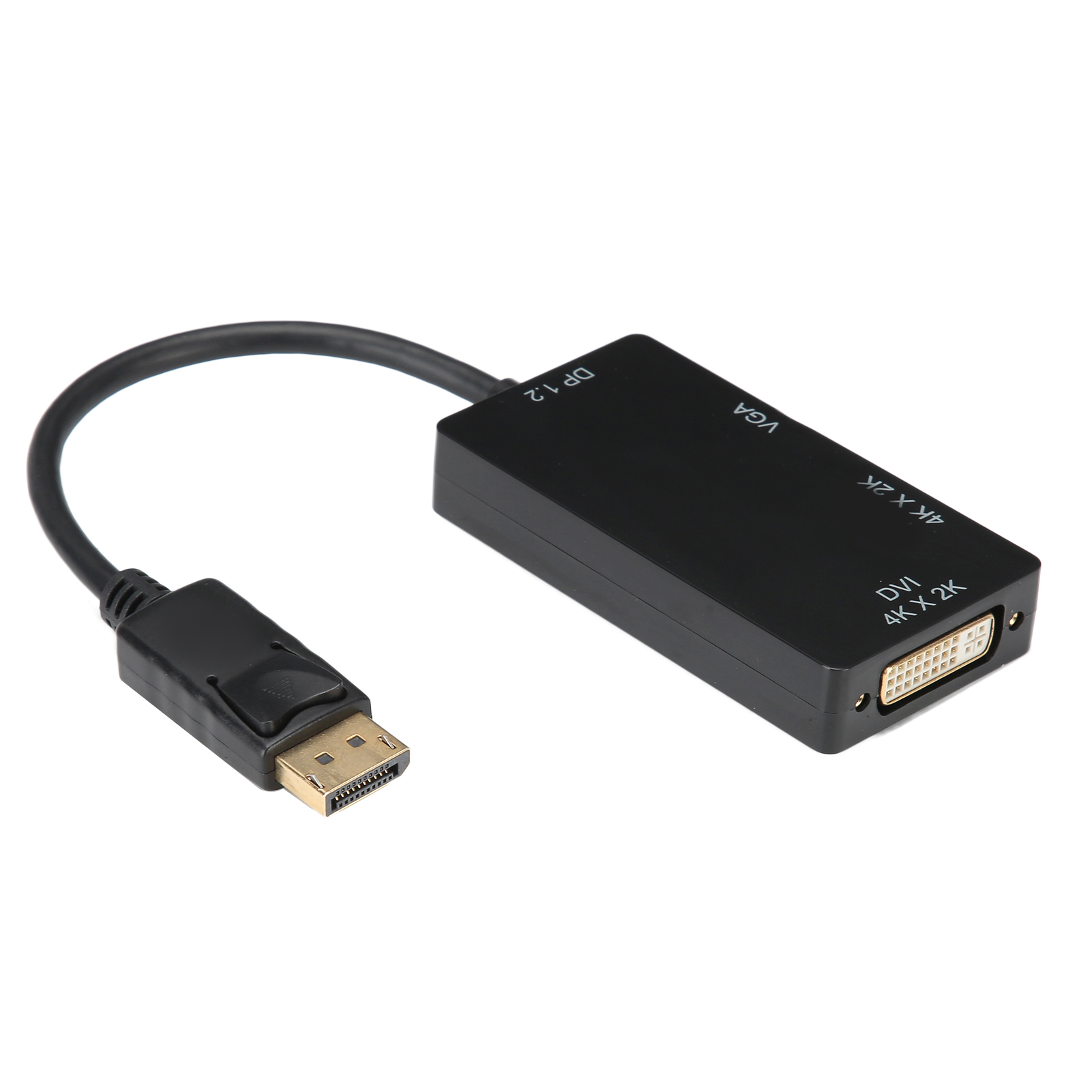3-in-1 Displayport-zu-hdmi/vga/dvi-adapter, Multifunktionales Hd-konverterkabel