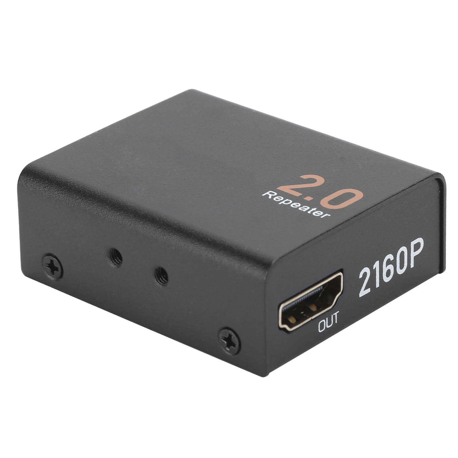 Mini-hdmi-2.0-repeater/extender, 4k X 2k-kompatibel, Hdmi-signalverstärker, 3d-übertragungskompatibel, Schwarz