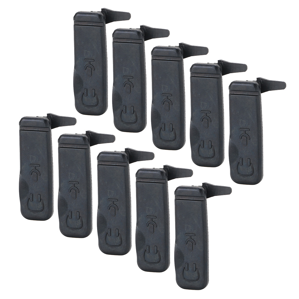 Packung Mit 10 Schwarzen Silikon-staubschutzhüllen Für Das Audio-headset Ep450 (zwei-wege-funkgerät).