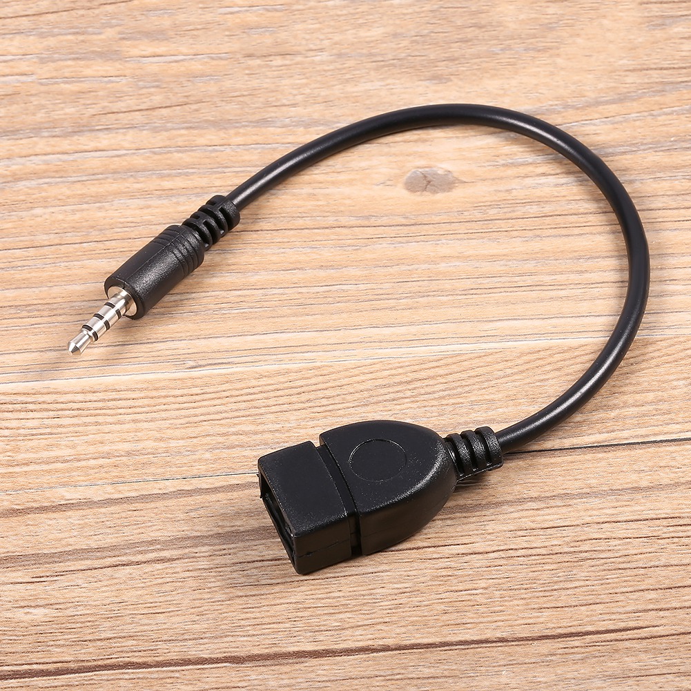 3,5-mm-klinkenstecker (aux) Auf Usb 2.0 Typ A Otg-adapterkabel (weiblich)
