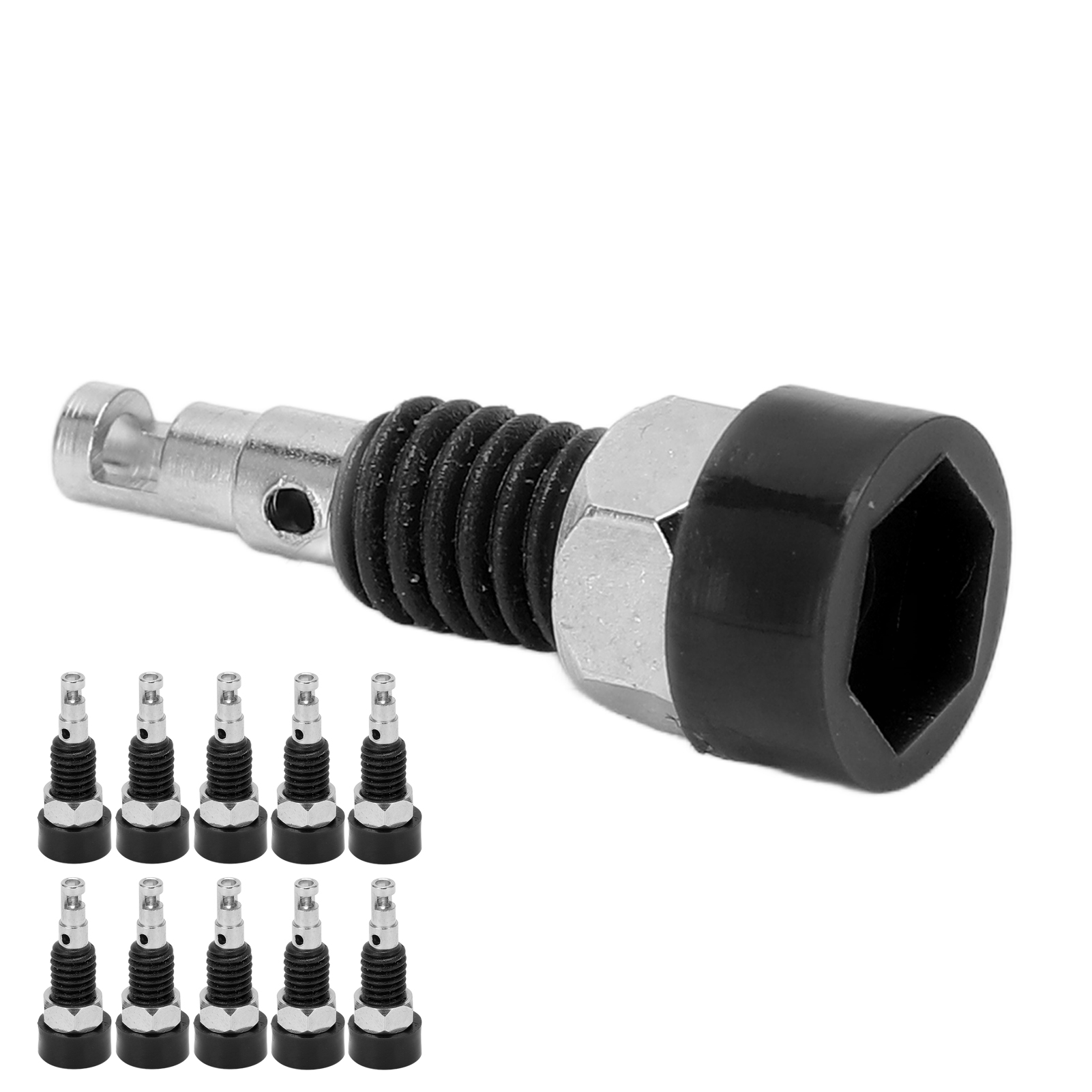 Packung Mit 10 Weiblichen 2-mm-bananensteckern, Mini-klemmenblöcke Für Elektronische Instrumente (schwarz)