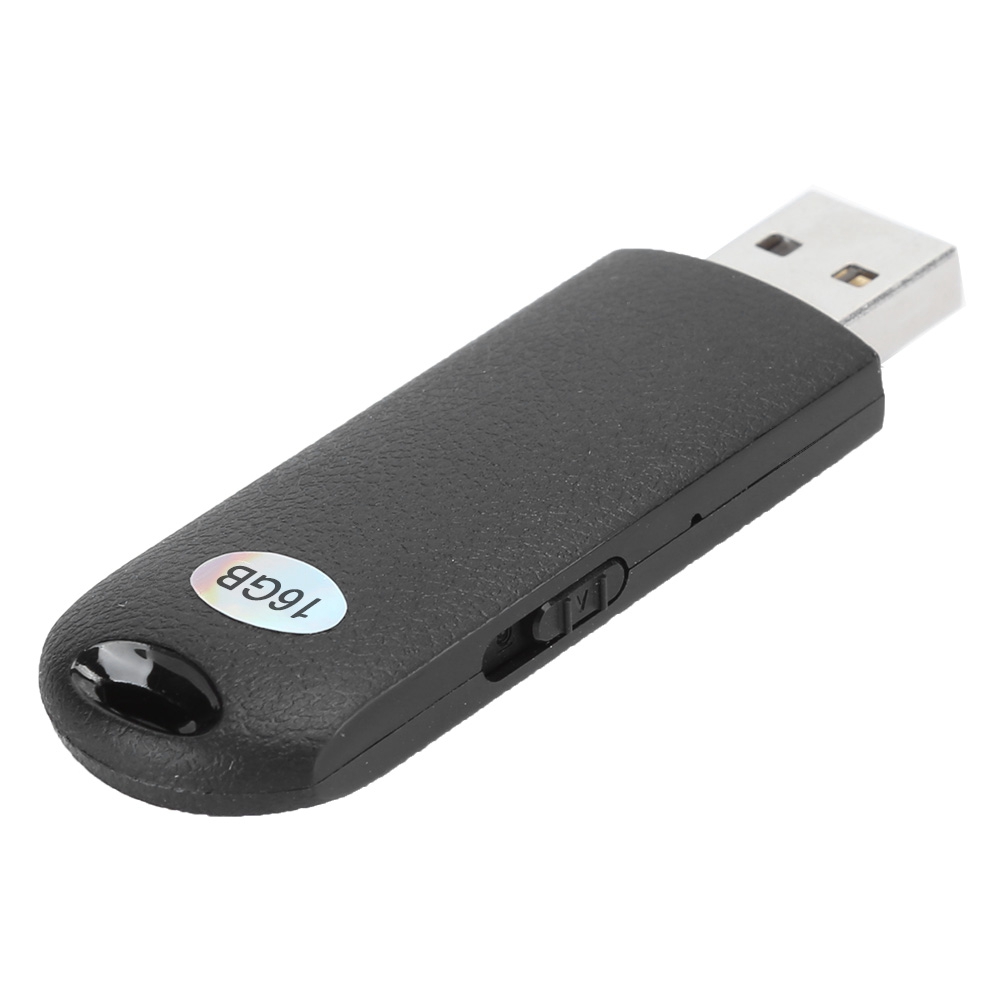 Q62 Usb-stick Mit Hochauflösendem Diktiergerät, Rauschunterdrückung, Mp3-player Fürs Auto, 16 Gb Aufnahmestift