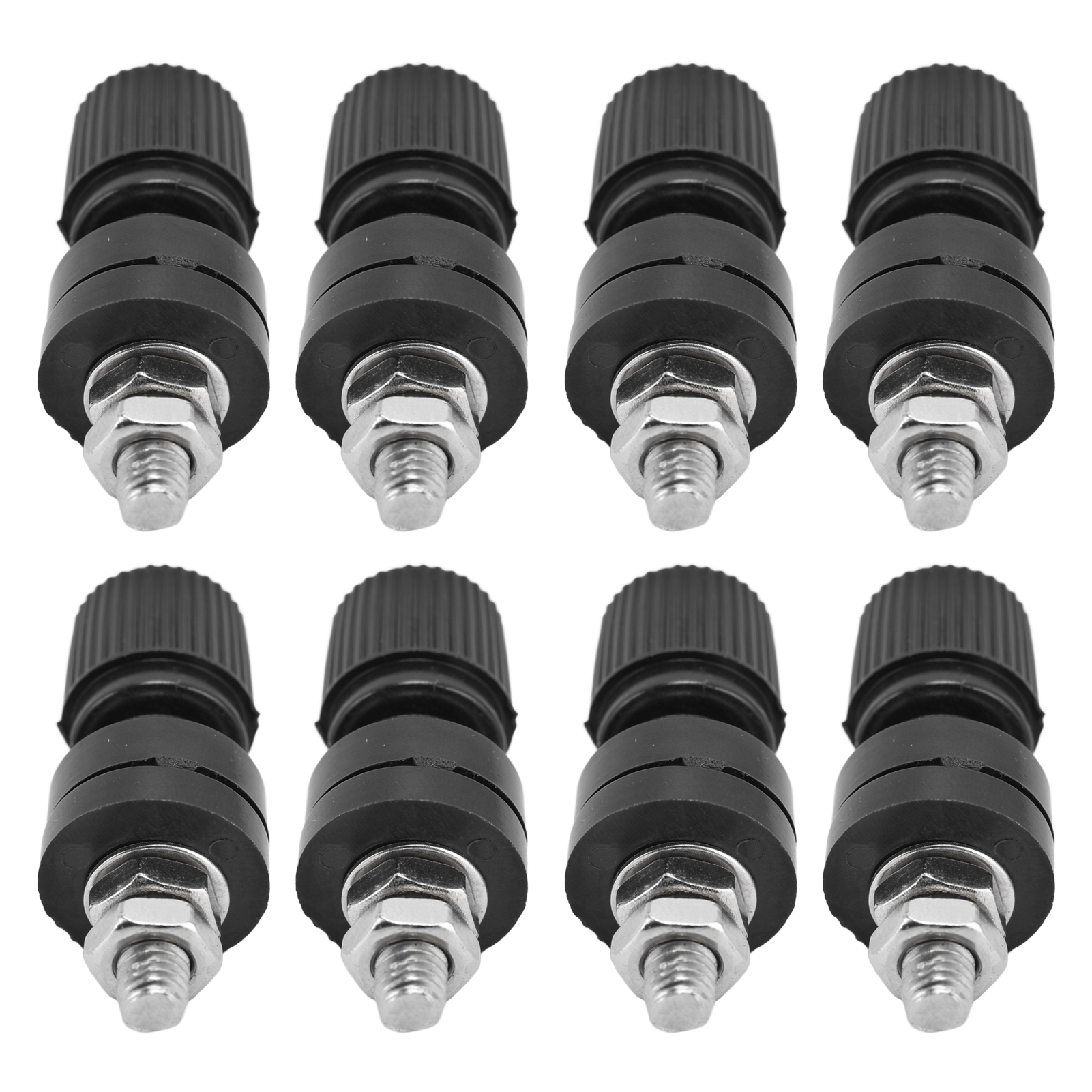 10er-pack Klemmenblöcke Für Spannungsregler, Anschlussklemmen Für Wechselrichter, M6-schraube (32 Mm), 44 Mm Länge, 0 V – 380 V, Schwarz