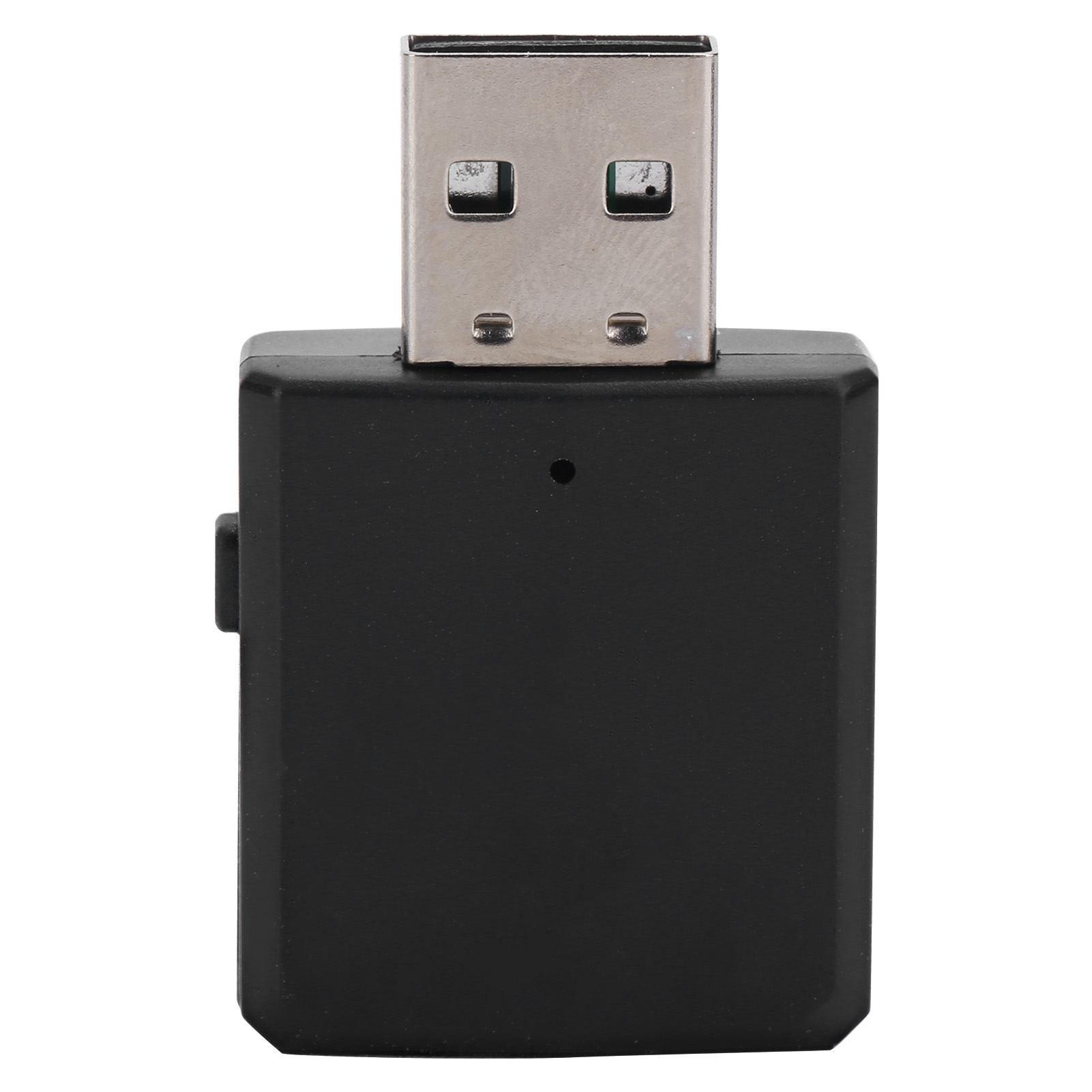 Bluetooth 5.0-audio-transceiver, 3-in-1-usb-soundkarte, 3,5-mm-rca-aux-adapter, Schwarz