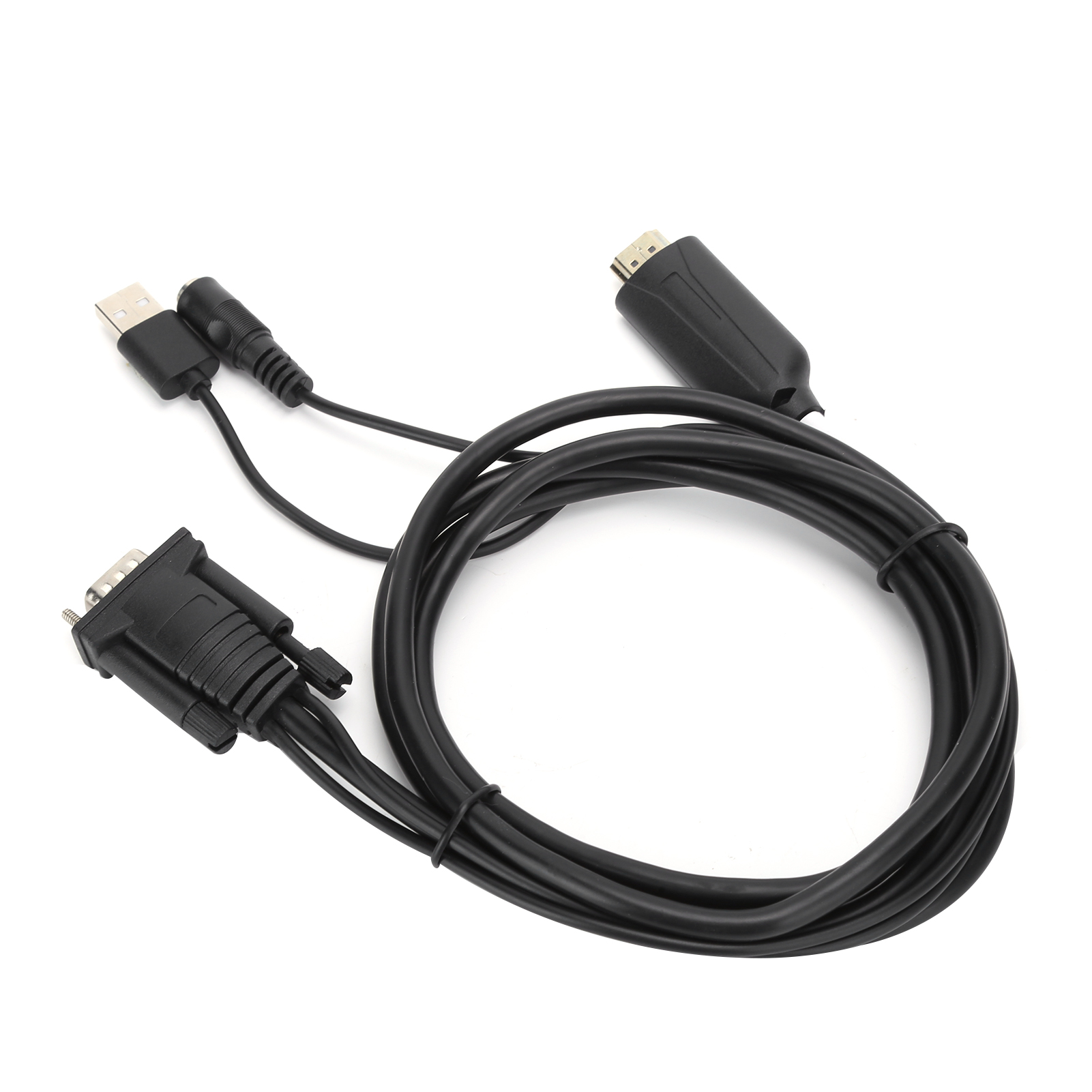 Hdmi-zu-vga-konverteradapter, Digital-analog-wandler Mit 1,8 M Kabel Und Usb-anschluss.
