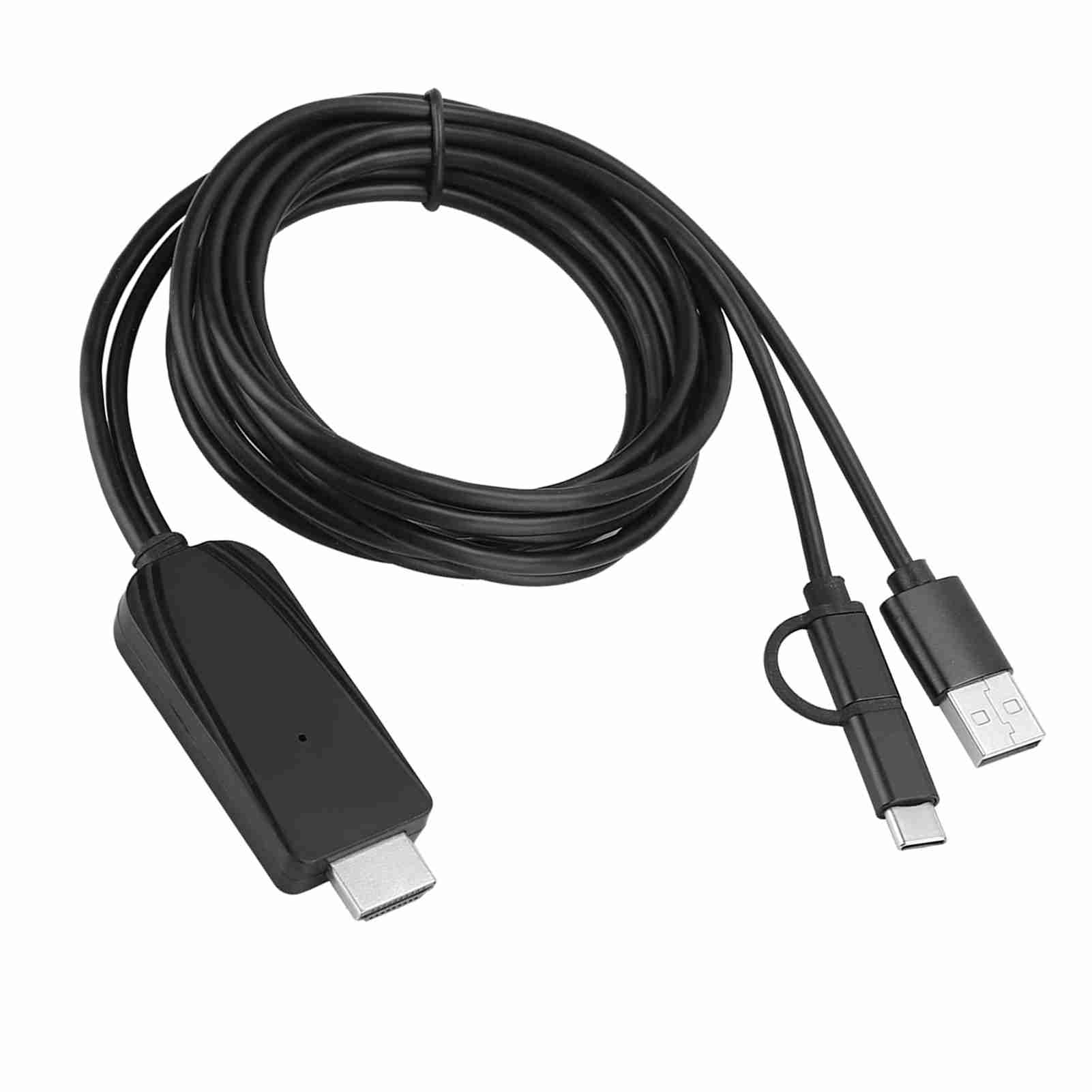 Usb-c 1080p Hd-adapterkabel Mit Bluetooth Und Split-screen-funktion Für Android-mobiltelefone