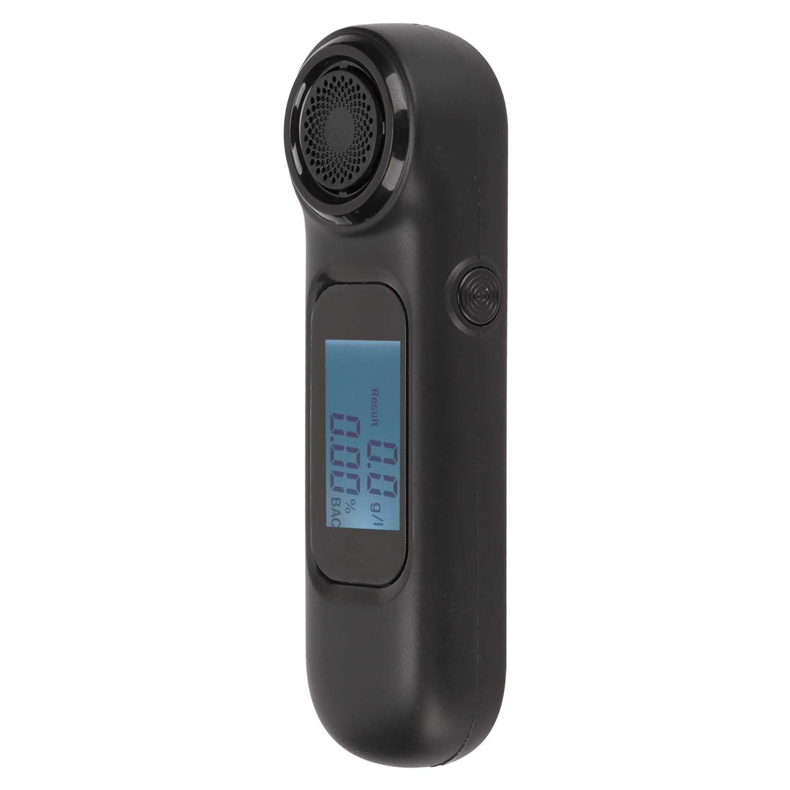 Tragbares, Schwarzes, Kontaktloses Alkoholtestgerät, Hochpräzise, Usb-aufladbar, Mit Digitalem Lcd-display
