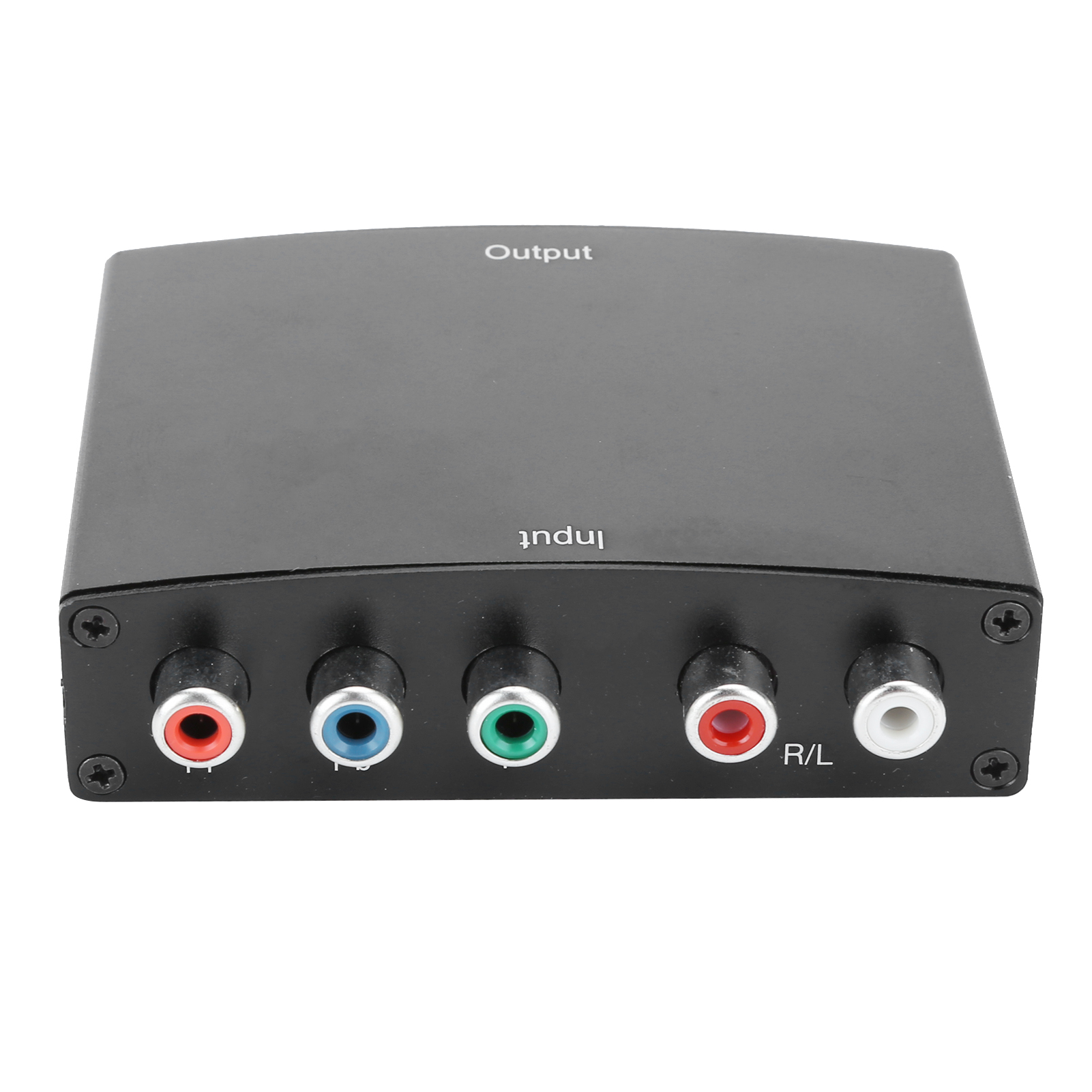 Tragbarer Ypbpr-zu-hdmi-konverter, Rgb-l/r-audioadapter, Abs-kabel, Transformator, 100-240-v-stecker.