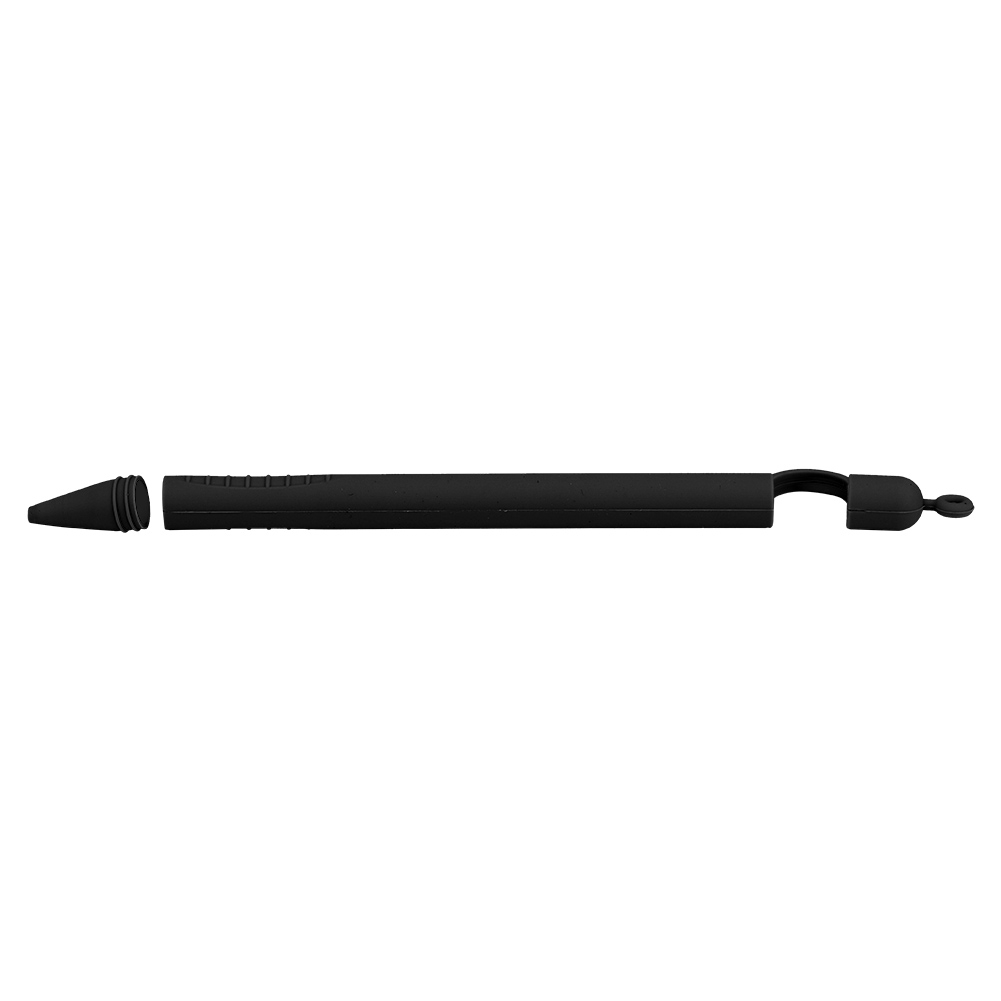 Leichtes, Verlustsicheres Und Rutschfestes Rundes Silikon-etui Für Apple Pencil (schwarz)