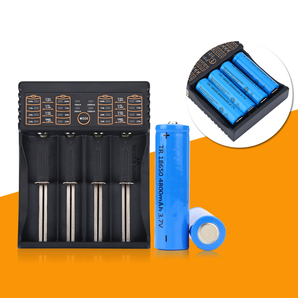 Intelligentes Ladegerät Für Lii-100, Lii-202 Und Lii-402 Nimh-akkus (1,2 V, 3,2 V, 3,7 V, 3,85 Va/aaa, 18650, 10440, 16340)