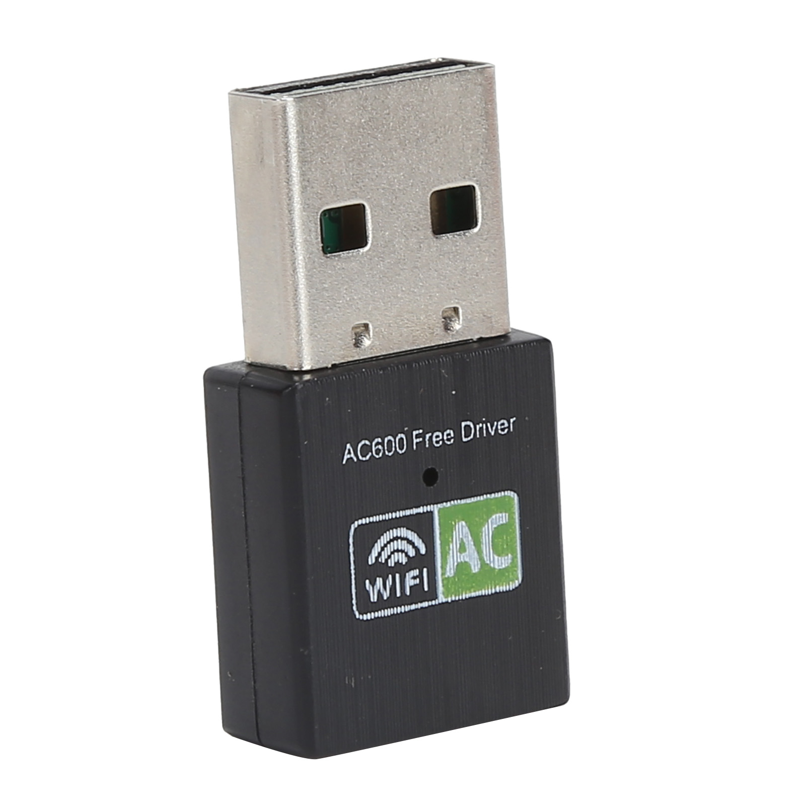 Usb-wlan-adapter Mit 600-mbit/s-ethernet-empfänger, Dualband-wlan-karte (2,4 Ghz/5 Ghz), Schwarz