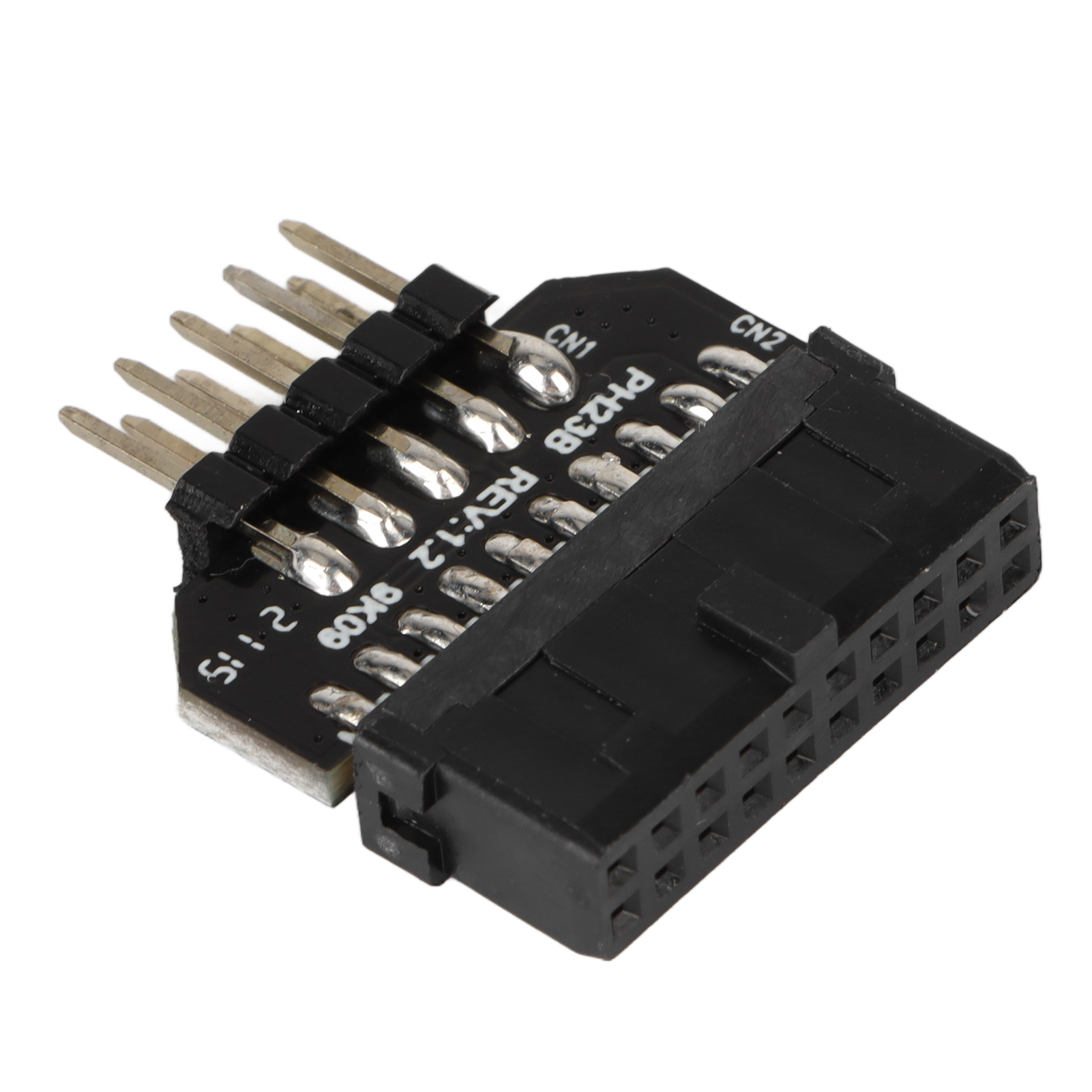 Usb-splitter-adapter Für Motherboard: Usb 2.0 9-pin Auf Usb 3.0 19-pin Konvertierungsadapter (weiblicher Anschluss An Der Vorderseite).