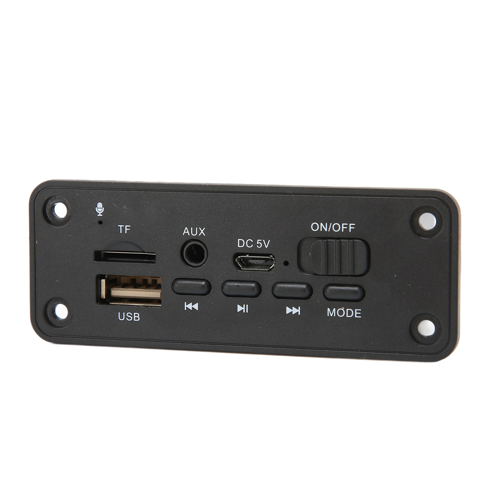 Bluetooth-mp3-decodierplatine, 2 X 3 W, Multifunktionales Bluetooth-5.0-modul Für Mp3-player, Schwarz