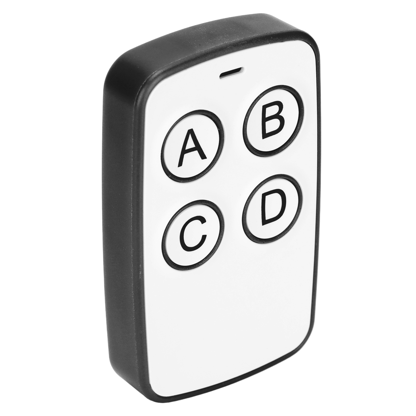 Akk210605 Funkfernbedienung Mit 4 Tasten Und Relais Für Garagentor Und Led-autobeleuchtung (schwarz)