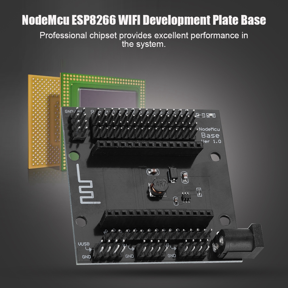 Nodemcu Lua-entwicklungsbasis In Black Metal Esp8266 Wifi