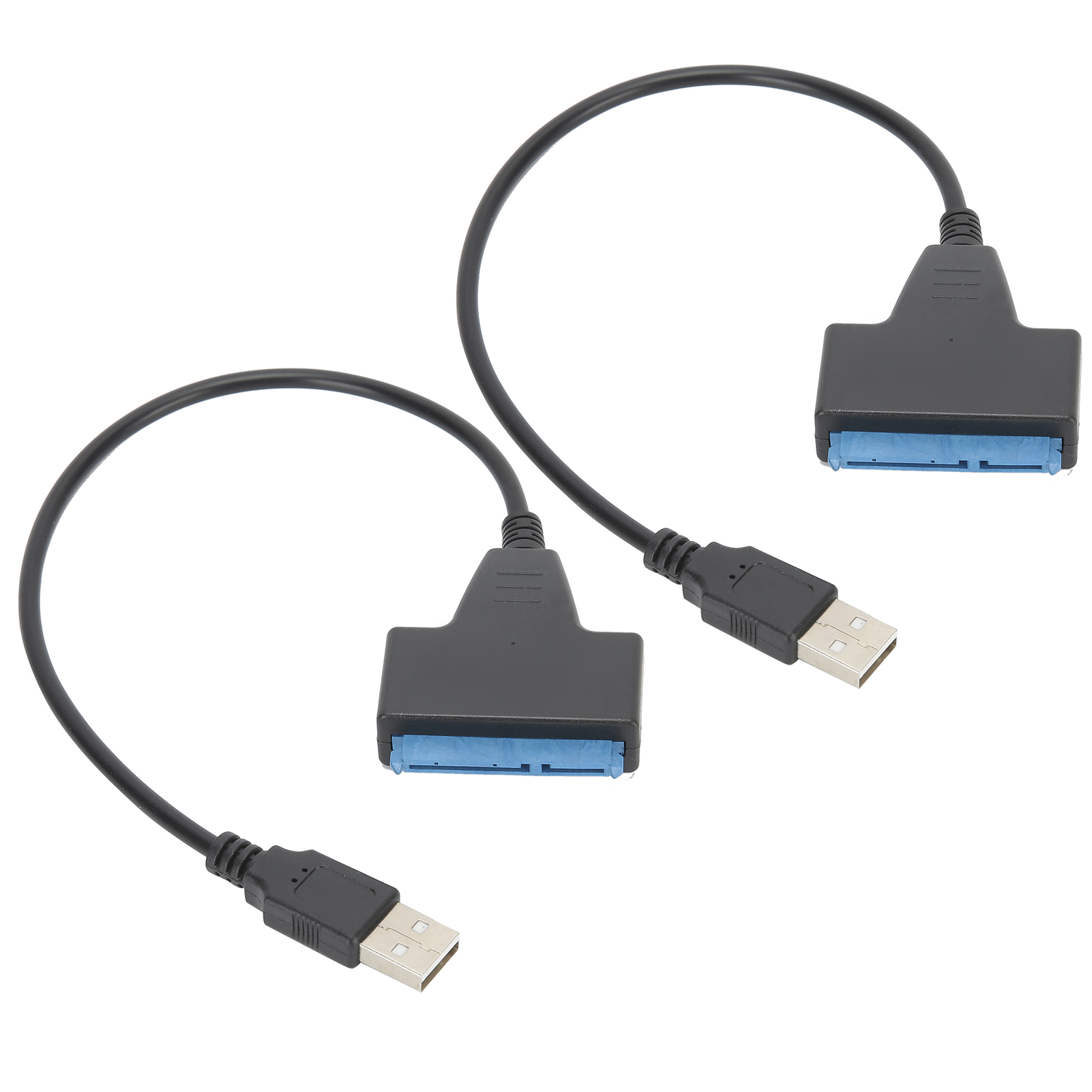 Tragbarer Usb 2.0-zu-langgehäuse-adapter Für Sata-schnittstelle (2 Stück)