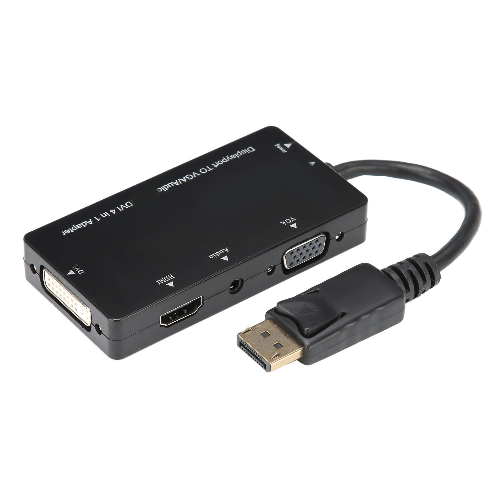 4-in-1 Displayport-zu-hdmi/vga/dvi/audio-multifunktionsadapterkabel