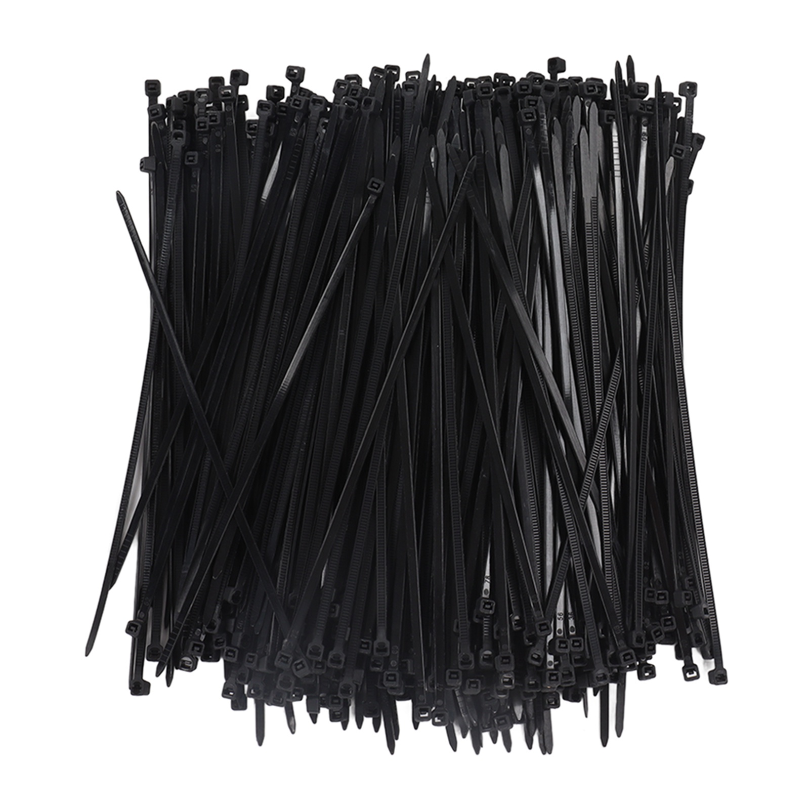 Packung Mit 1000 Schwarzen, Selbstverriegelnden Nylon-kabelbindern, Extrem Reißfest (8 Zoll, 40 Pfund), Für Den Innen- Und Außenbereich, Uv-beständig.
