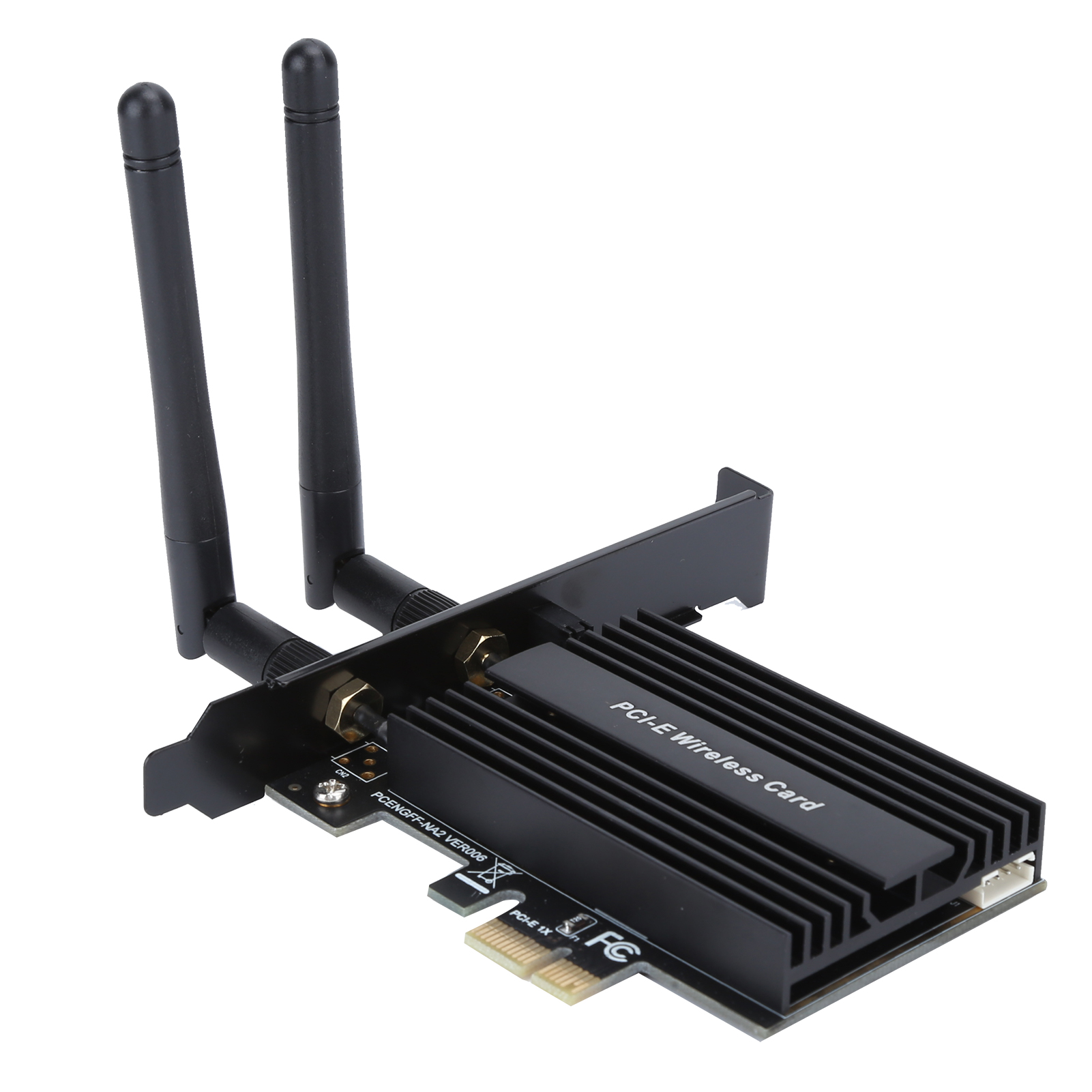 Pci Express Wifi 6 Adapter 3000 Mbps Für Intel Ax200 Pro 802.11ax 2,4 Ghz/5 Ghz Mit Bluetooth 5.0 Schwarz