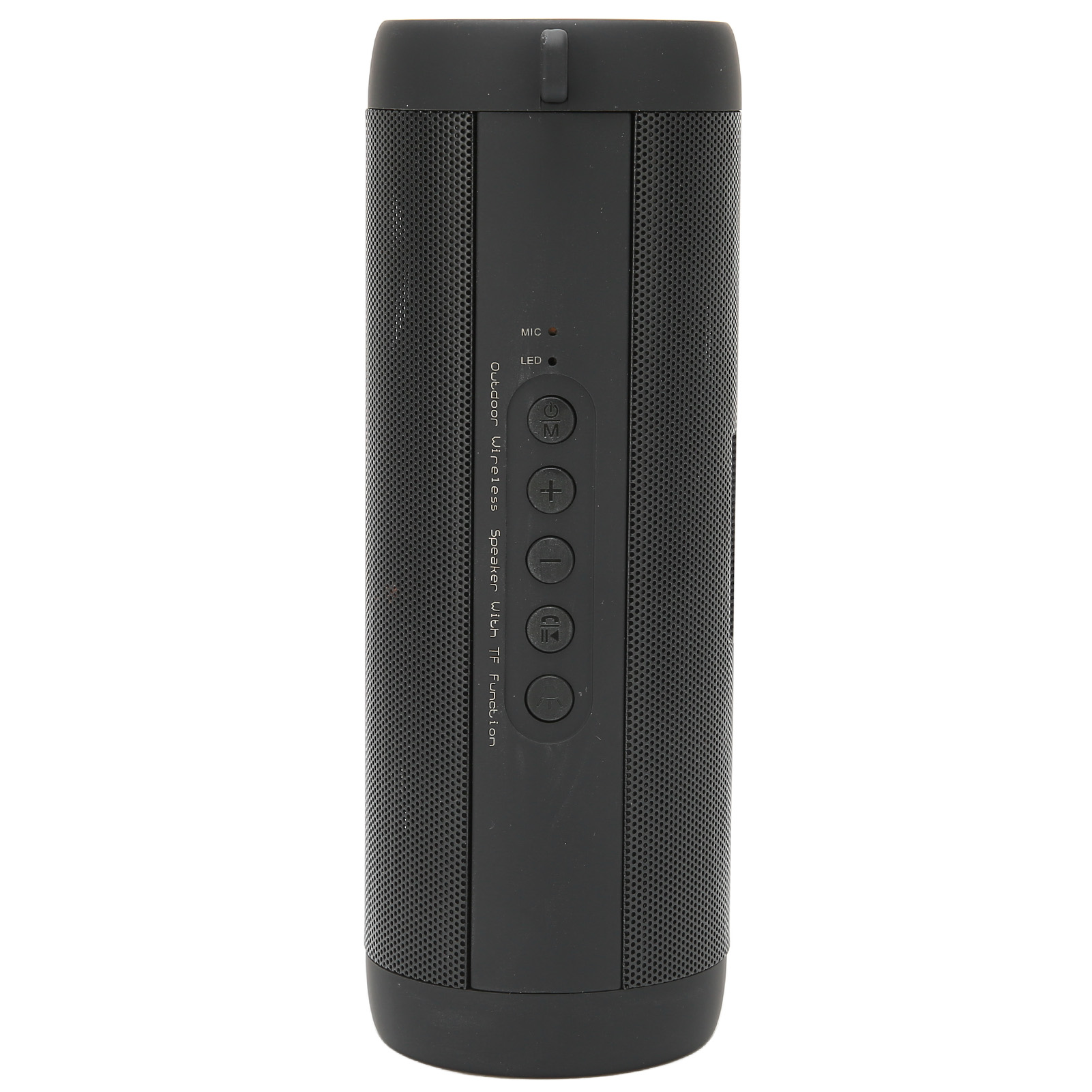 Bluetooth-stereo-lautsprecher Mit Geräuschunterdrückung, Wasserdicht Und Tragbar, Mit Eingebauter Taschenlampe Für Camping Und Zuhause (schwarz)