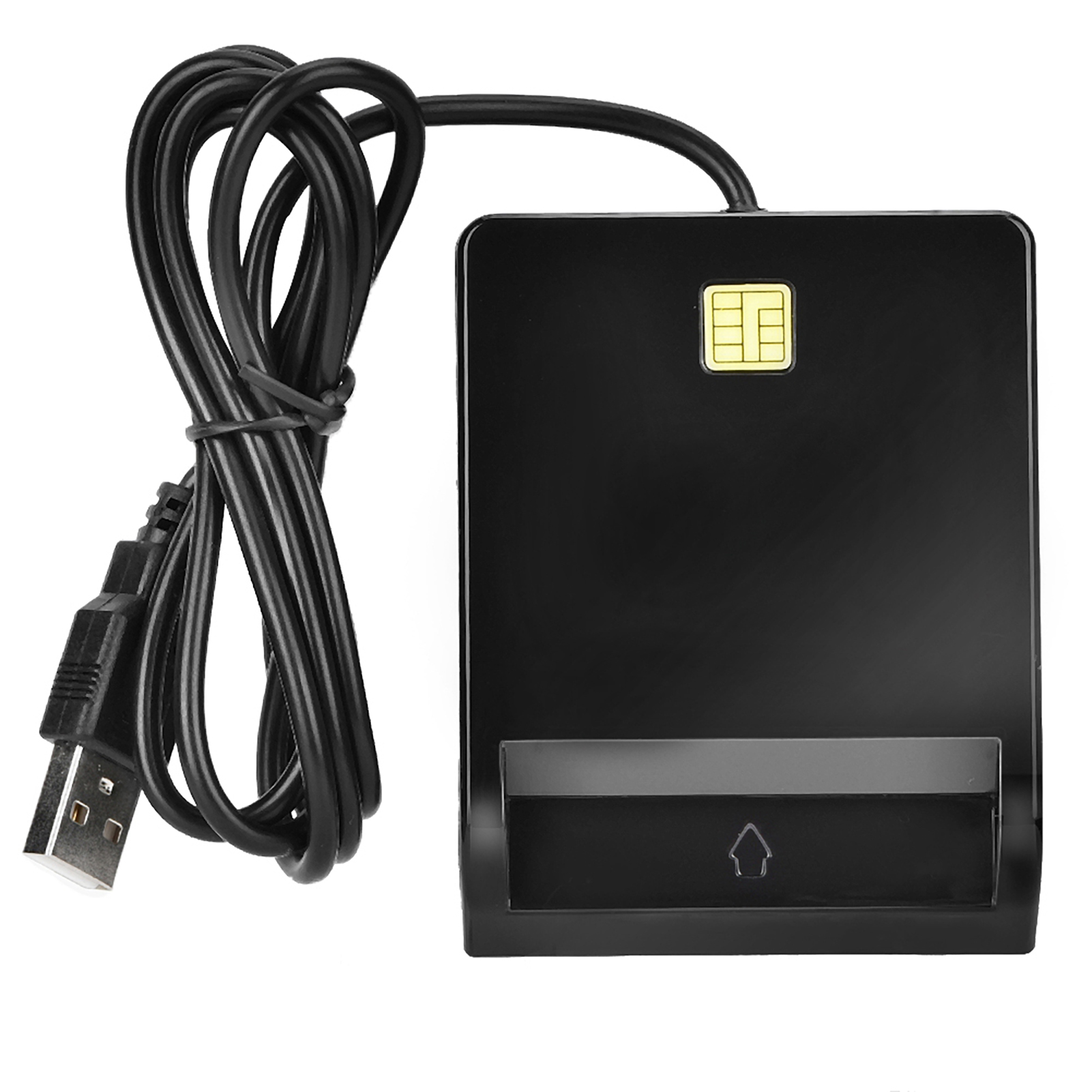 Smartcard-lesegerät Für Ausweise, Cac-, Dnie-, Geldautomaten-, Ic-, Sim- Und Bankkarten, Anschluss Für Windows