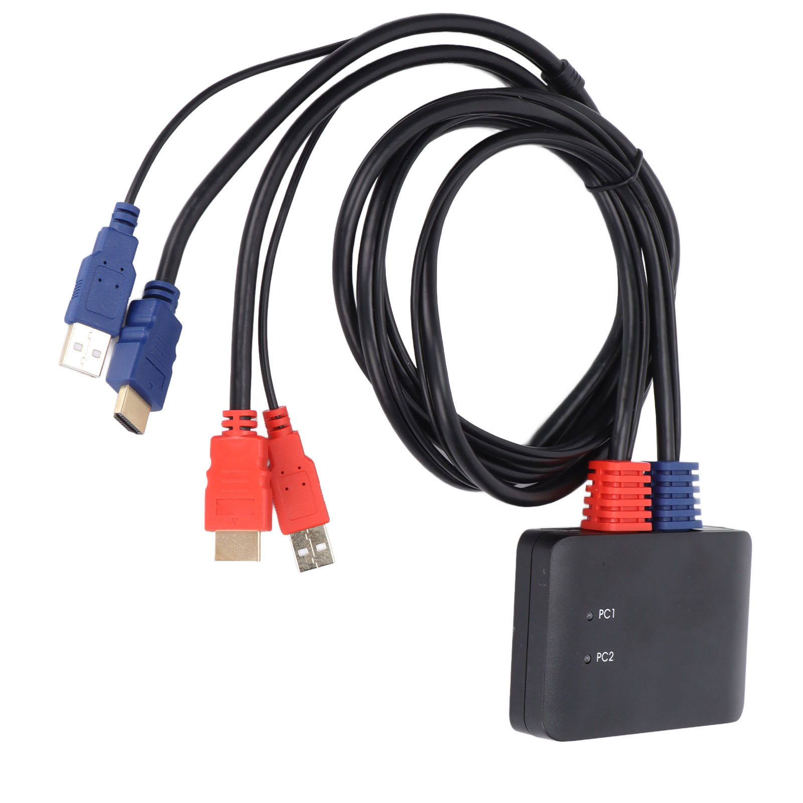 Ay86 2-port 4k 60hz Usb Kvm-switch, Kvm-splitter Für 2 Computer, Gemeinsame Tastatur Und Maus Sowie 1 Displayport-monitor