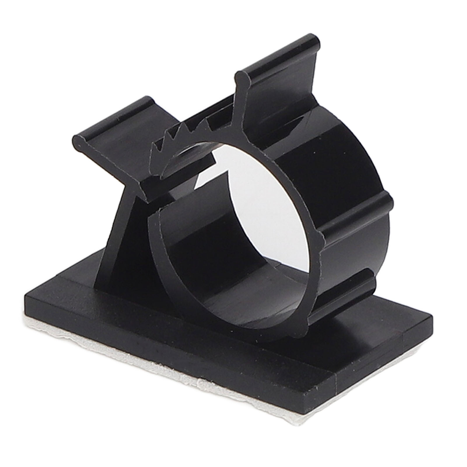 100 Selbstklebende, Verstellbare Kabelbinder, Wiederverwendbare Kabelmanagement-clips Aus Schwarzem Pa66-nylon Yx 0810 (8x10mm/0,3x0,4in)
