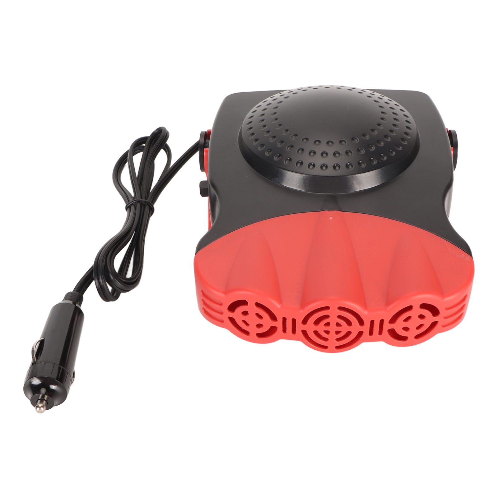 12v 150w Autoheizung, 360°-drehung, Leicht, Tragbar, Sicher, Hocheffizient, Schwarz Und Rot, Zigarettenanzünderanschluss, Entfeuchtungsfunktion Für Pkw Und Lkw
