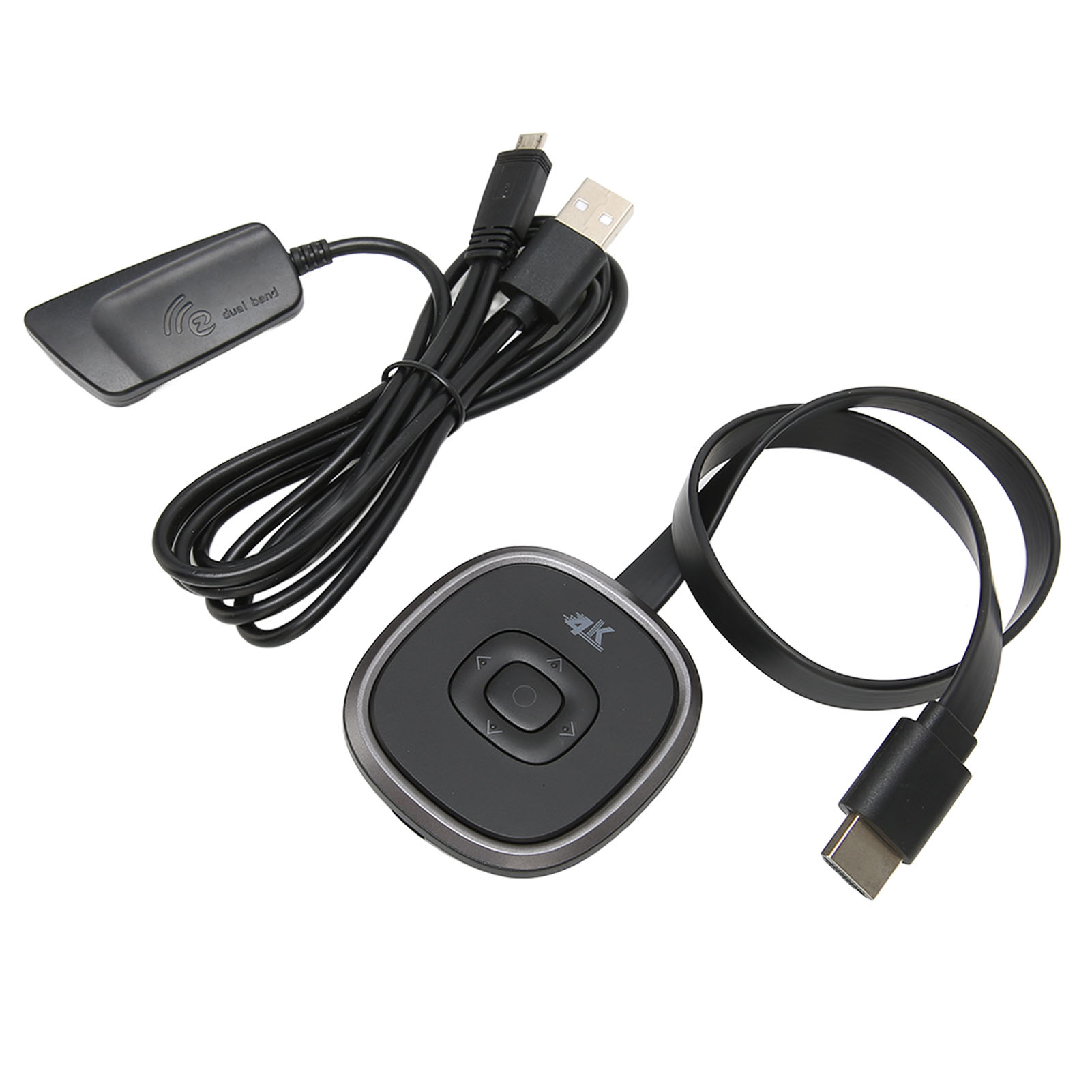 2,4-ghz-/5-ghz-wlan-dongle Für Verzögerungsfreie 4k-wlan-wiedergabe, 5 V, 2 A, Wlan-empfänger Für Projektoren Und Monitore, Schwarz
