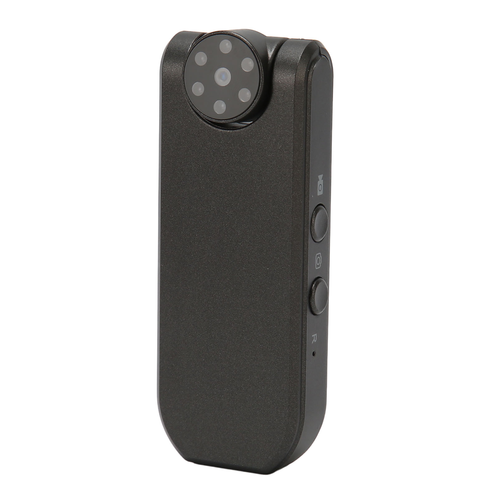 Mini-tragbare 1080p-kamera Mit Nachtsichtfunktion, Wiederaufladbar, Bewegungserkennung Und Eingebautem Hd-videorekorder Für Strafverfolgungsbehörden (schwarz).